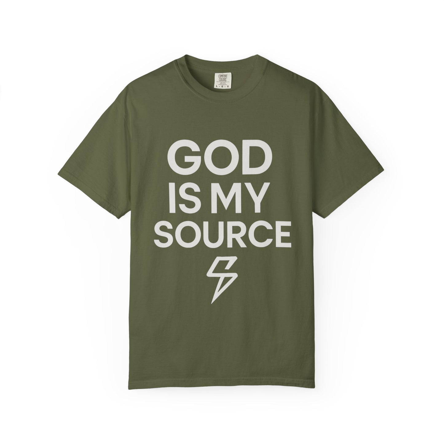 Faith-Inspired Unisex T-Shirt, God is My Source Tee, Religious Apparel, Inspirational Gift, Casual Faith Shirt, Christian Clothing