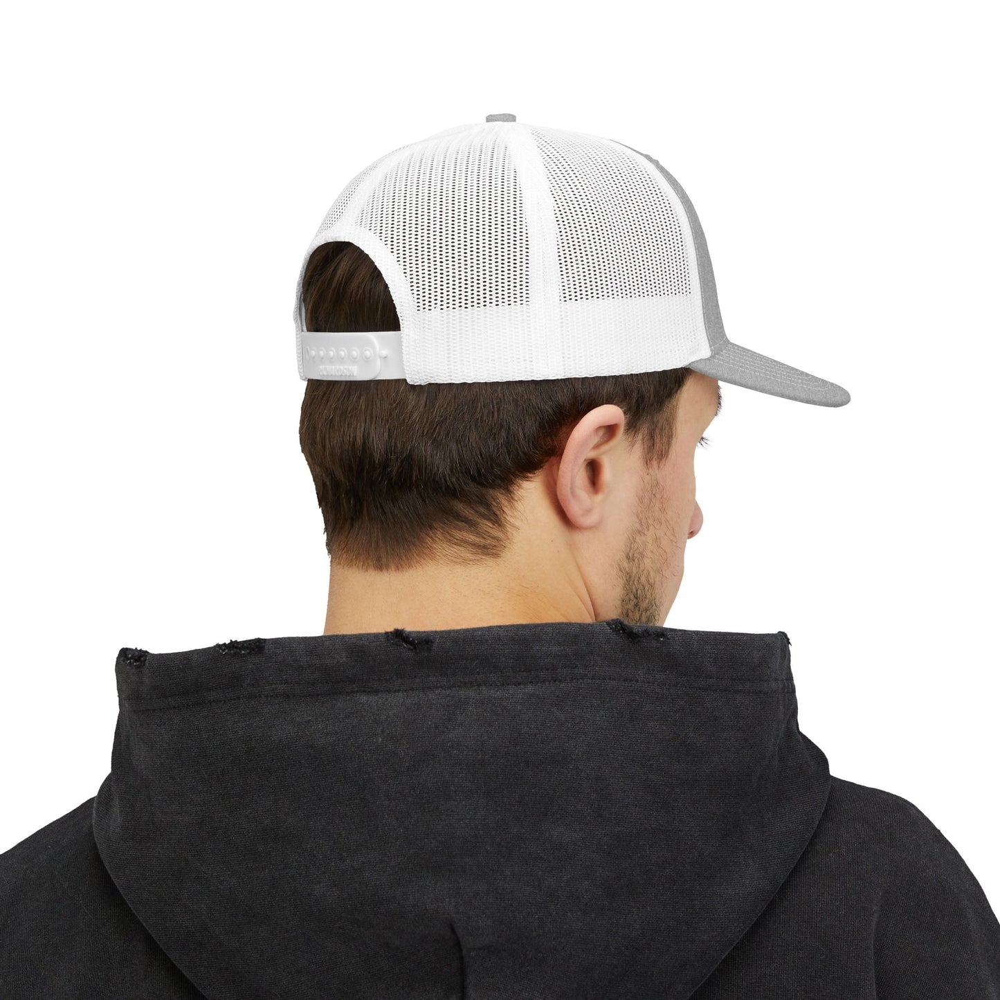 Mountain Cross Snapback Trucker Cap, Outdoor Hat, Travel Gear, Gift for Adventurers, Casual Style, Summer Accessory