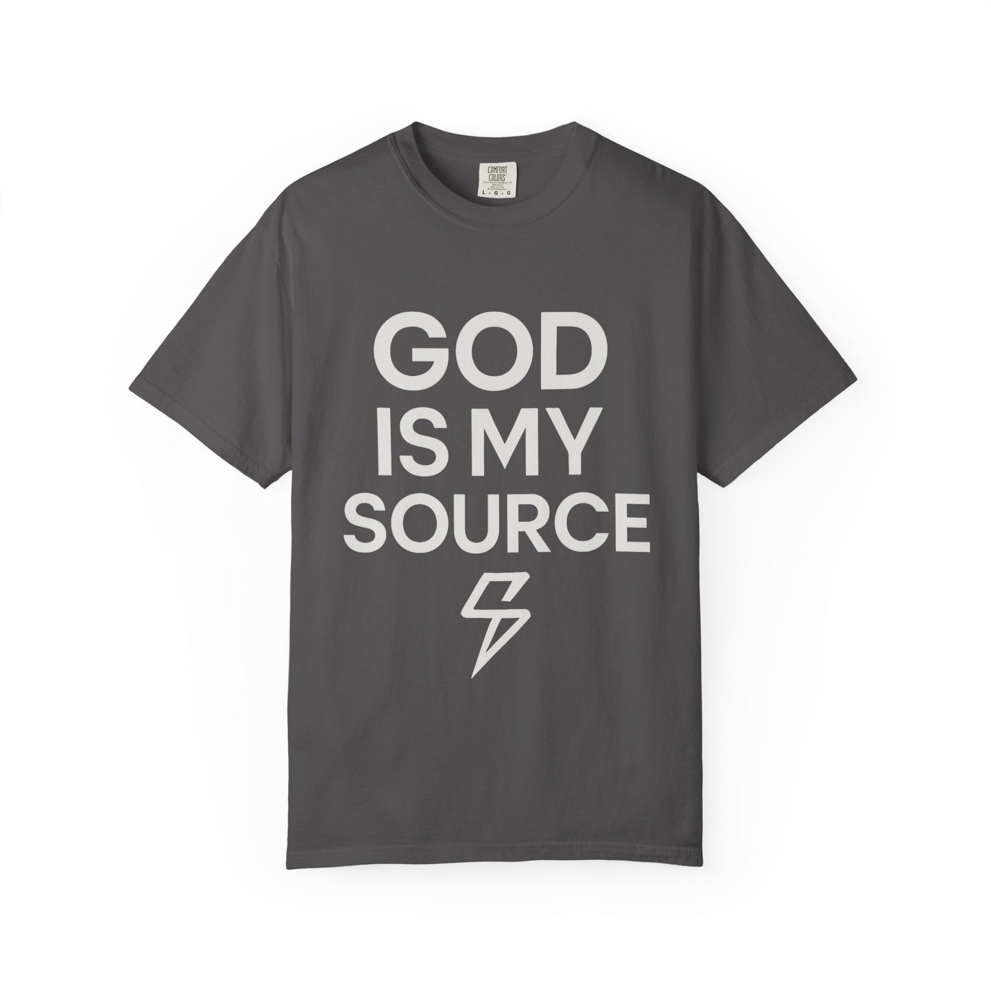 Faith-Inspired Unisex T-Shirt, God is My Source Tee, Religious Apparel, Inspirational Gift, Casual Faith Shirt, Christian Clothing