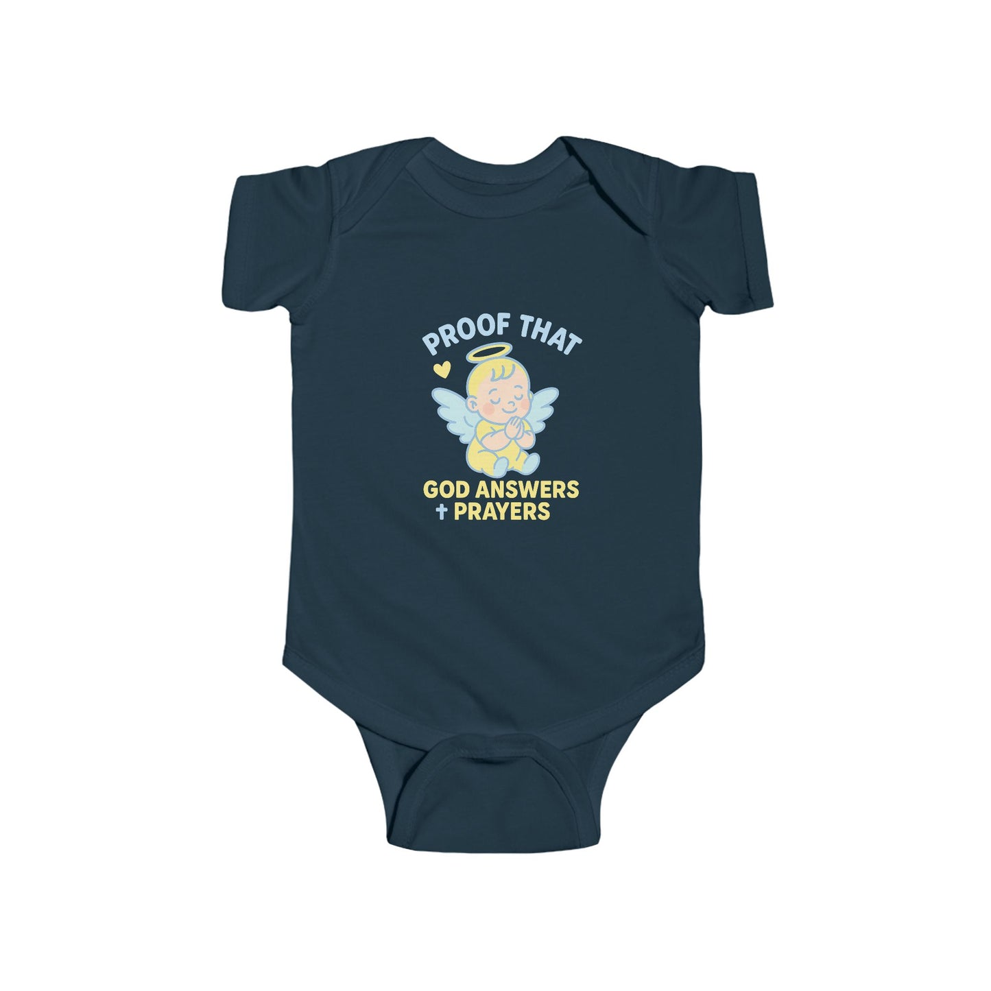 Angelic Baby Bodysuit, Cute Infant Clothes, Proof That God Answers Prayers, Baby Shower Gift, Newborn Outfit, Religious Baby Wear