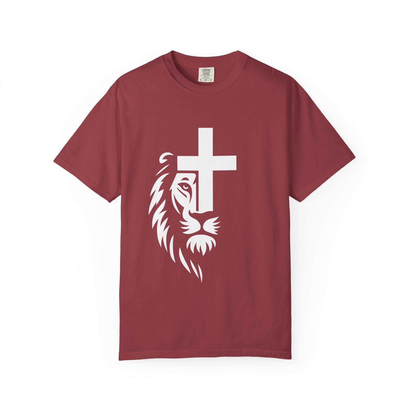 Faith-Inspired Lion T-Shirt, Christian Apparel, Unisex Tee, Spiritual Gift, Casual Wear, Unique Religious Shirt