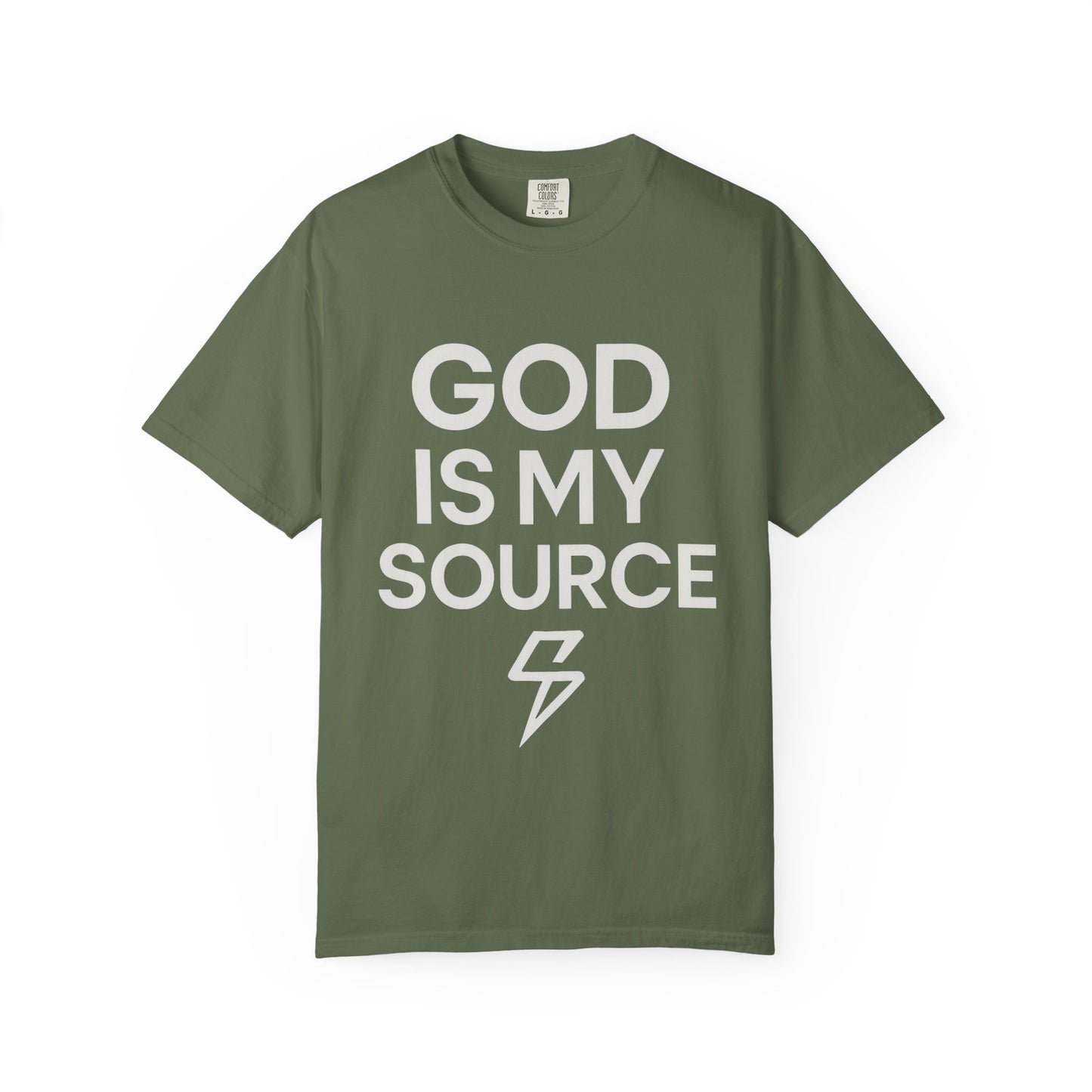 Faith-Inspired Unisex T-Shirt, God is My Source Tee, Religious Apparel, Inspirational Gift, Casual Faith Shirt, Christian Clothing