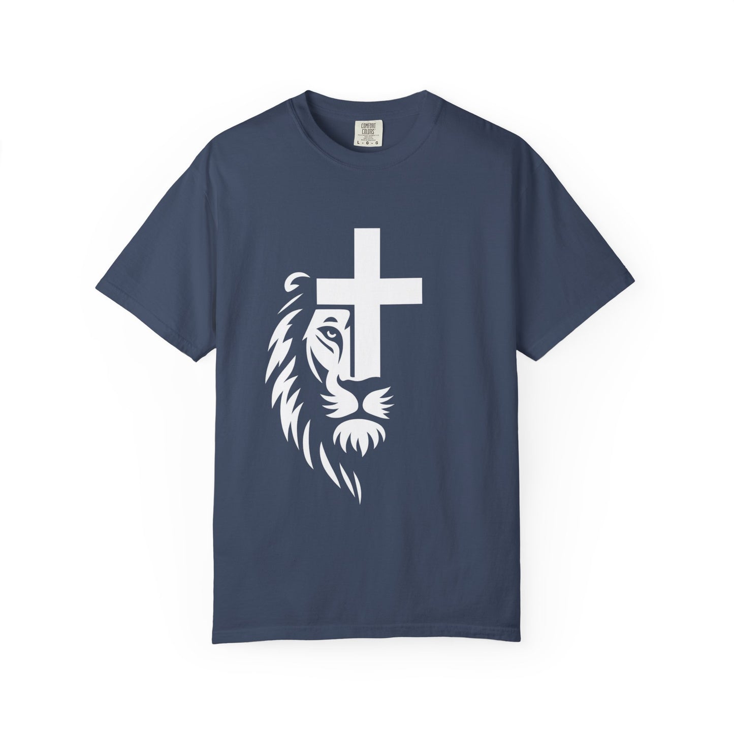 Faith-Inspired Lion T-Shirt, Christian Apparel, Unisex Tee, Spiritual Gift, Casual Wear, Unique Religious Shirt