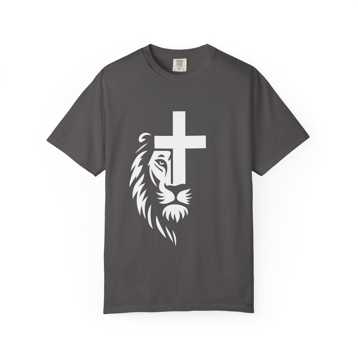 Faith-Inspired Lion T-Shirt, Christian Apparel, Unisex Tee, Spiritual Gift, Casual Wear, Unique Religious Shirt