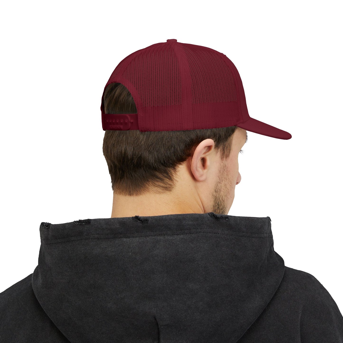 Mountain Cross Snapback Trucker Cap, Outdoor Hat, Travel Gear, Gift for Adventurers, Casual Style, Summer Accessory