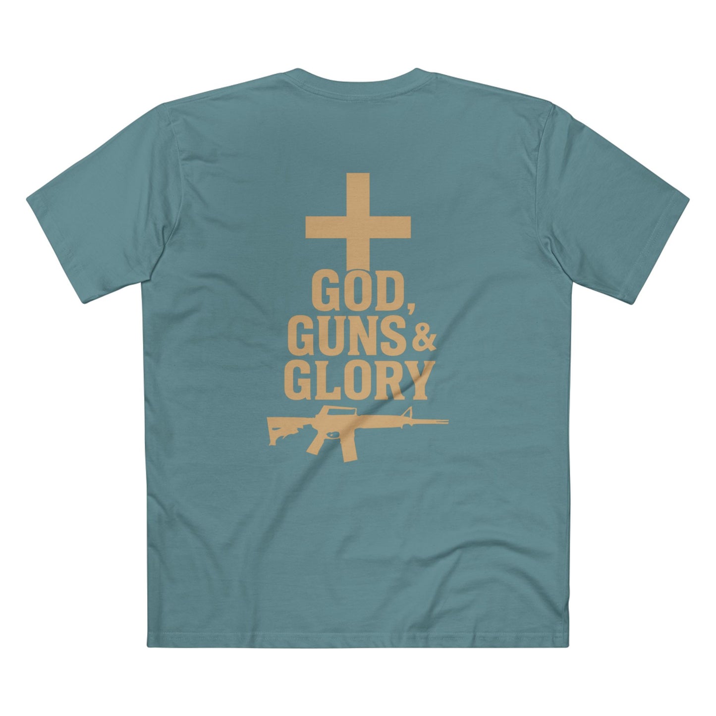 Faith & Freedom Tee, Casual T-Shirt for Patriotic Souls, Stylish Gift for Christians, Perfect for Holidays & Celebrations