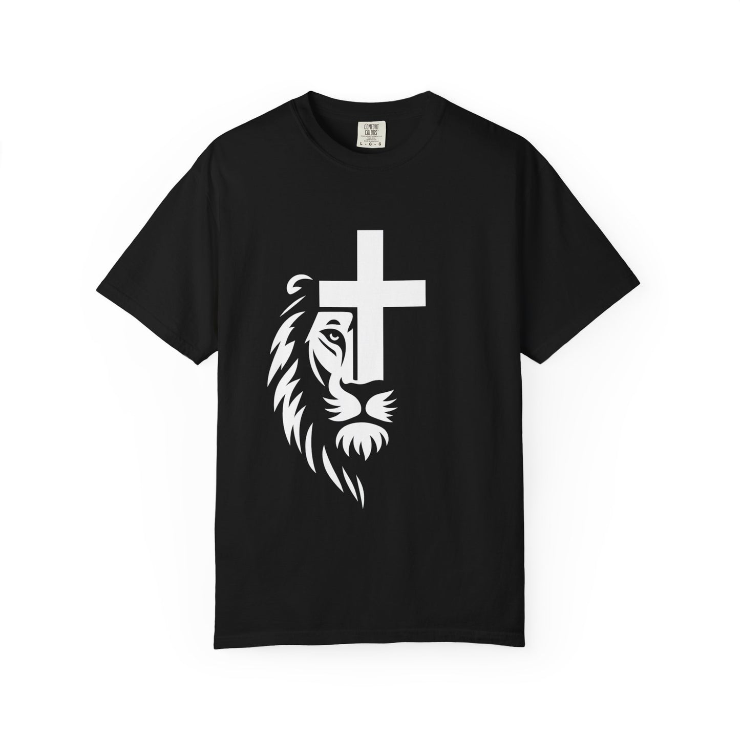 Faith-Inspired Lion T-Shirt, Christian Apparel, Unisex Tee, Spiritual Gift, Casual Wear, Unique Religious Shirt