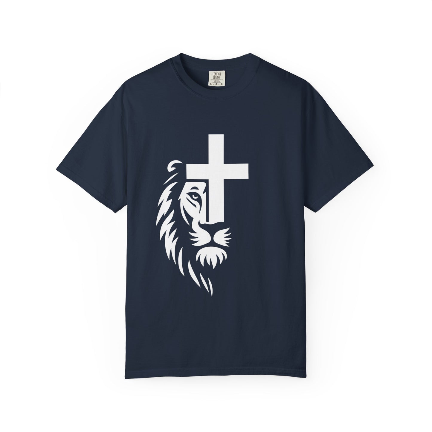 Faith-Inspired Lion T-Shirt, Christian Apparel, Unisex Tee, Spiritual Gift, Casual Wear, Unique Religious Shirt