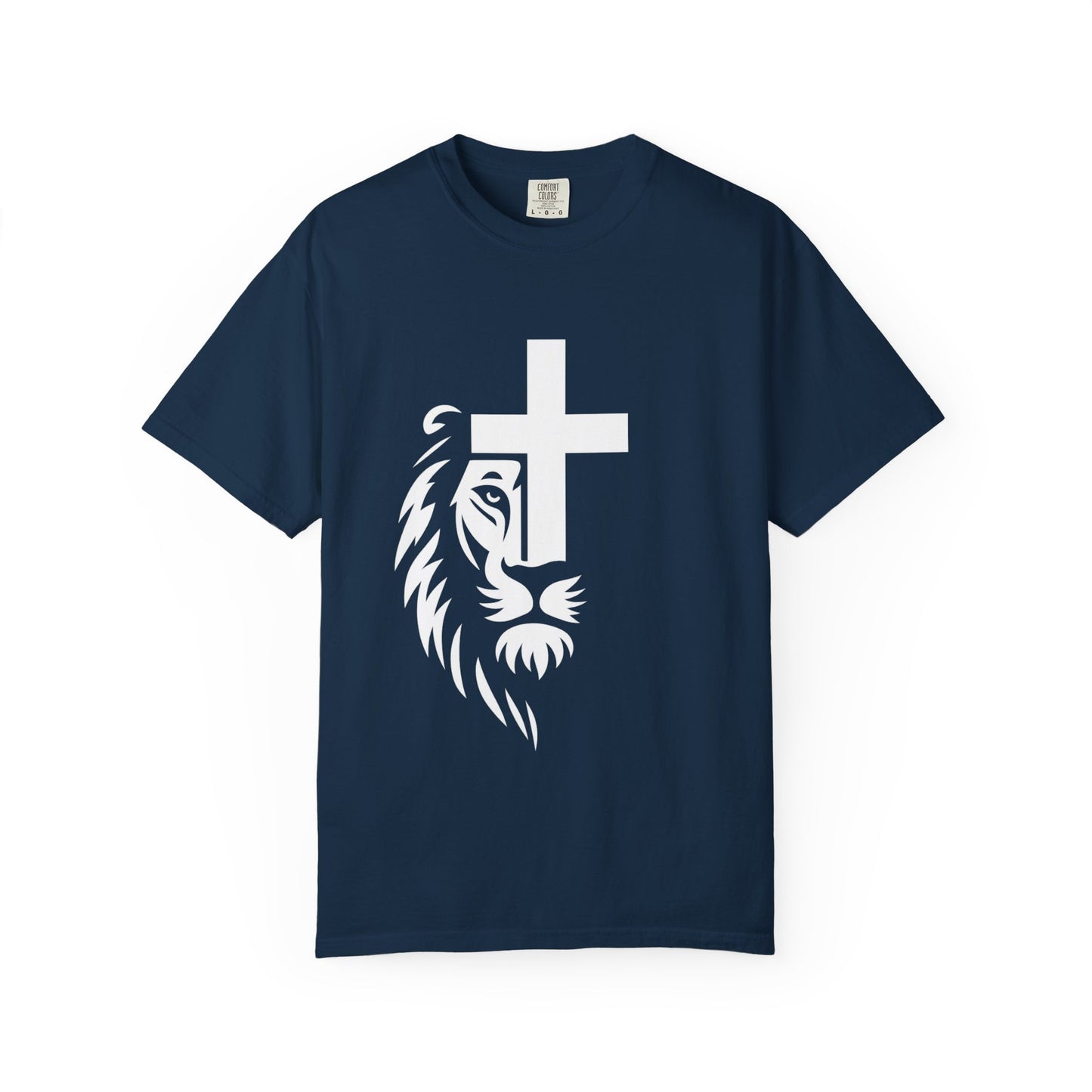 Faith-Inspired Lion T-Shirt, Christian Apparel, Unisex Tee, Spiritual Gift, Casual Wear, Unique Religious Shirt