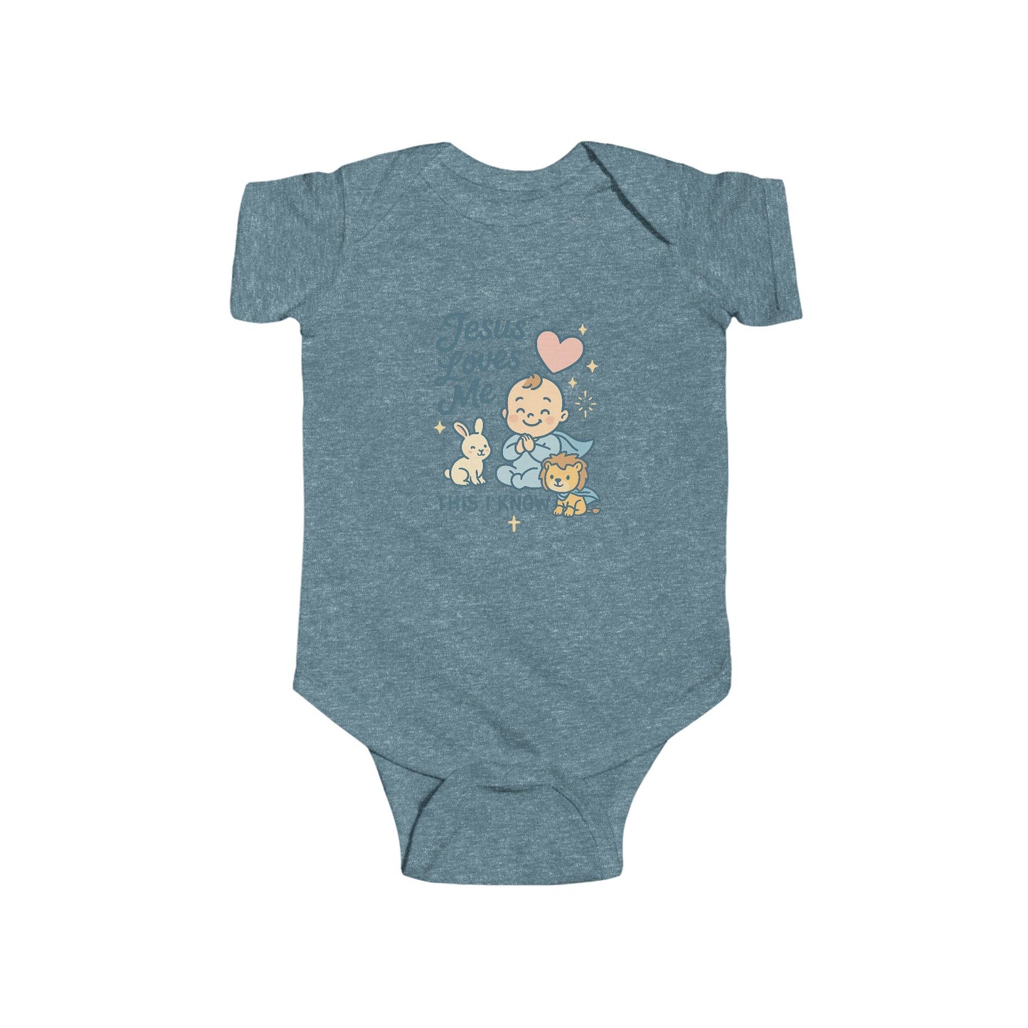 Jesus Loves Me Baby Bodysuit, Cute Infant Outfit, Baby Shower Gift, Newborn Clothes, Kids Fashion, Faith-Themed Apparel