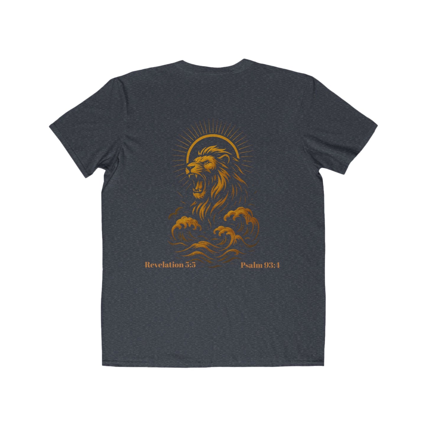 Men's Fashion Tee with Lion Design, Lightweight Casual Shirt, Summer Outfit, Beachwear, Gift for Him, Graphic T-Shirt