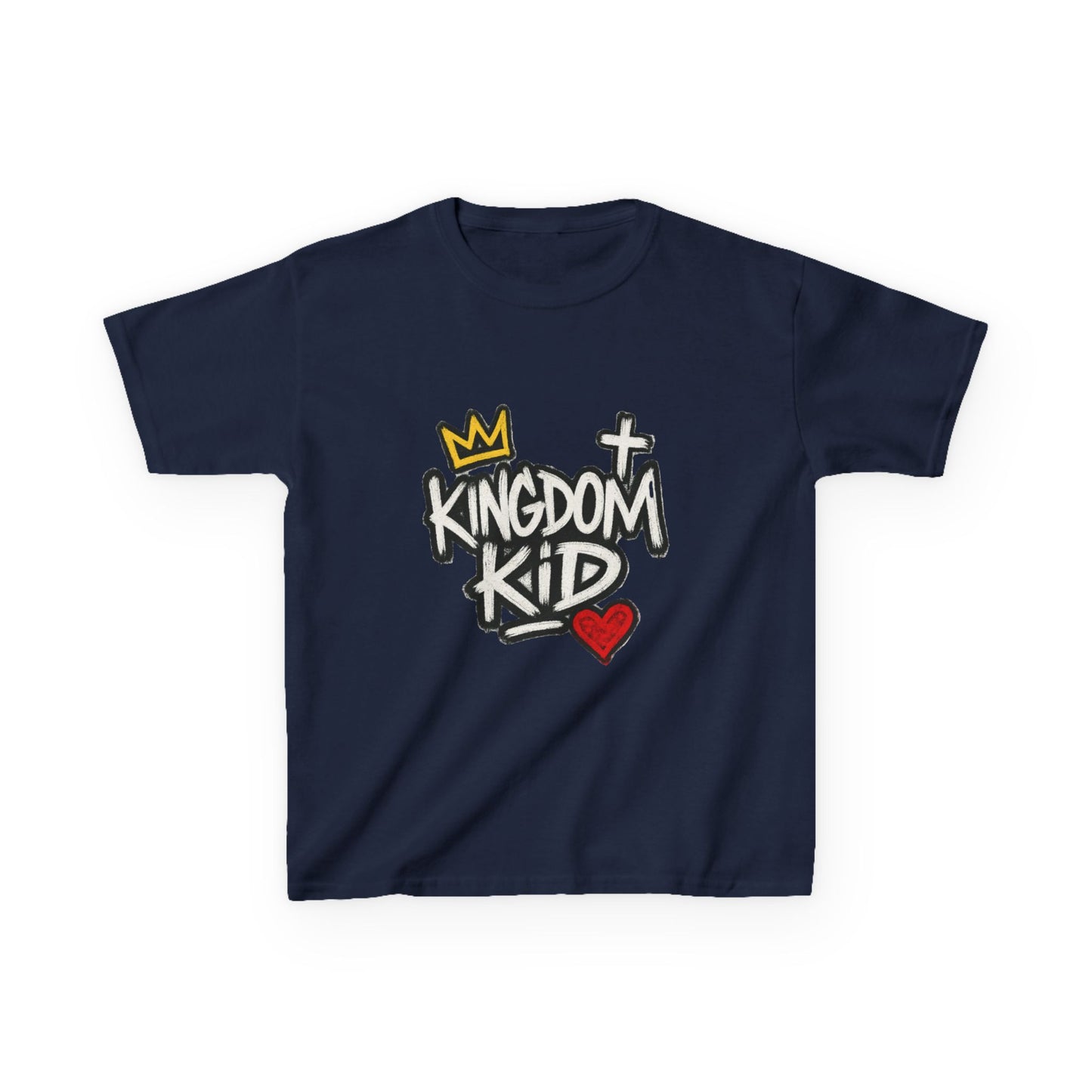 Stylish Kids Tee for Young Believers | Kingdom Kid Design, Christian Youth Apparel, Gift for Baptism, Church Events, Kids Fashion