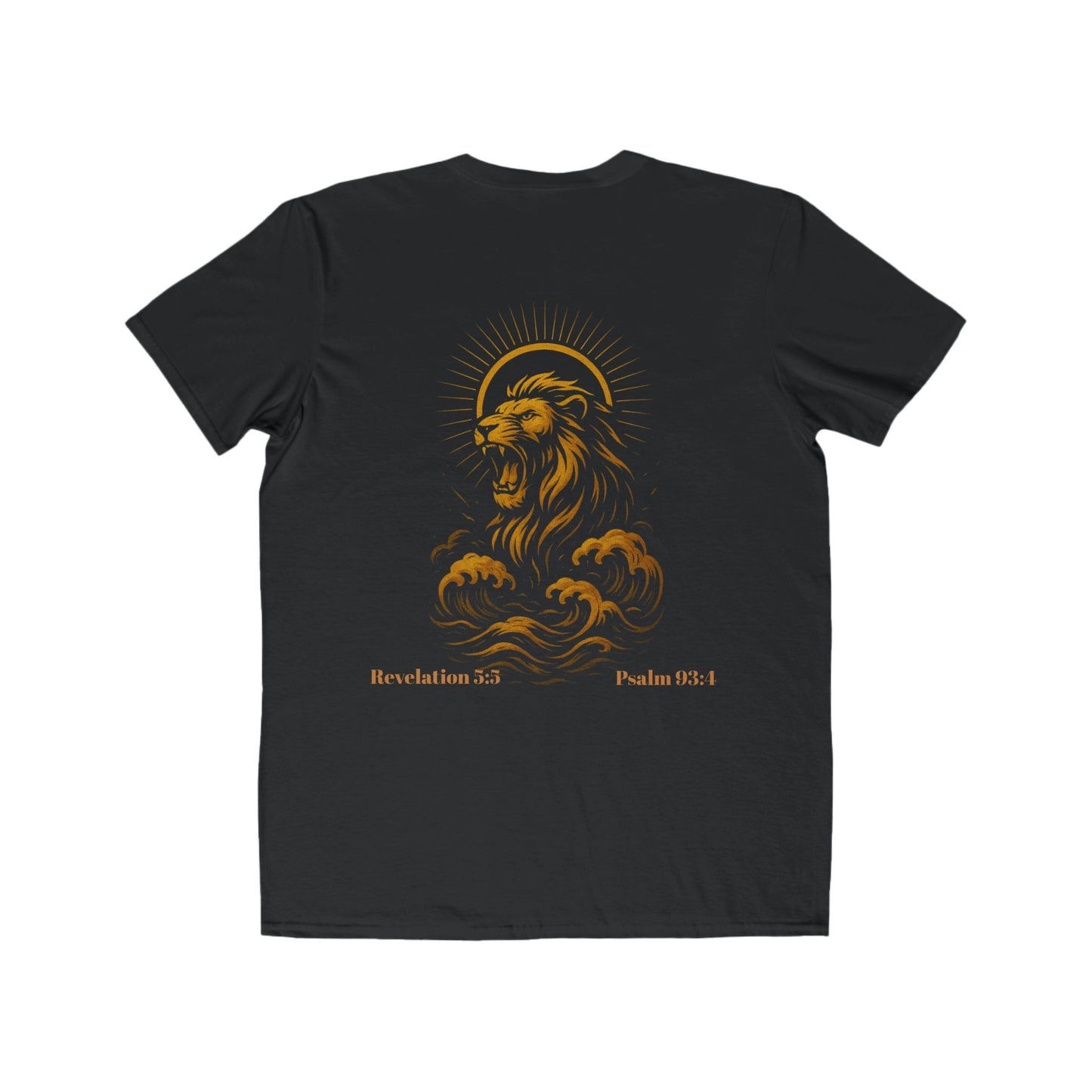 Men's Fashion Tee with Lion Design, Lightweight Casual Shirt, Summer Outfit, Beachwear, Gift for Him, Graphic T-Shirt