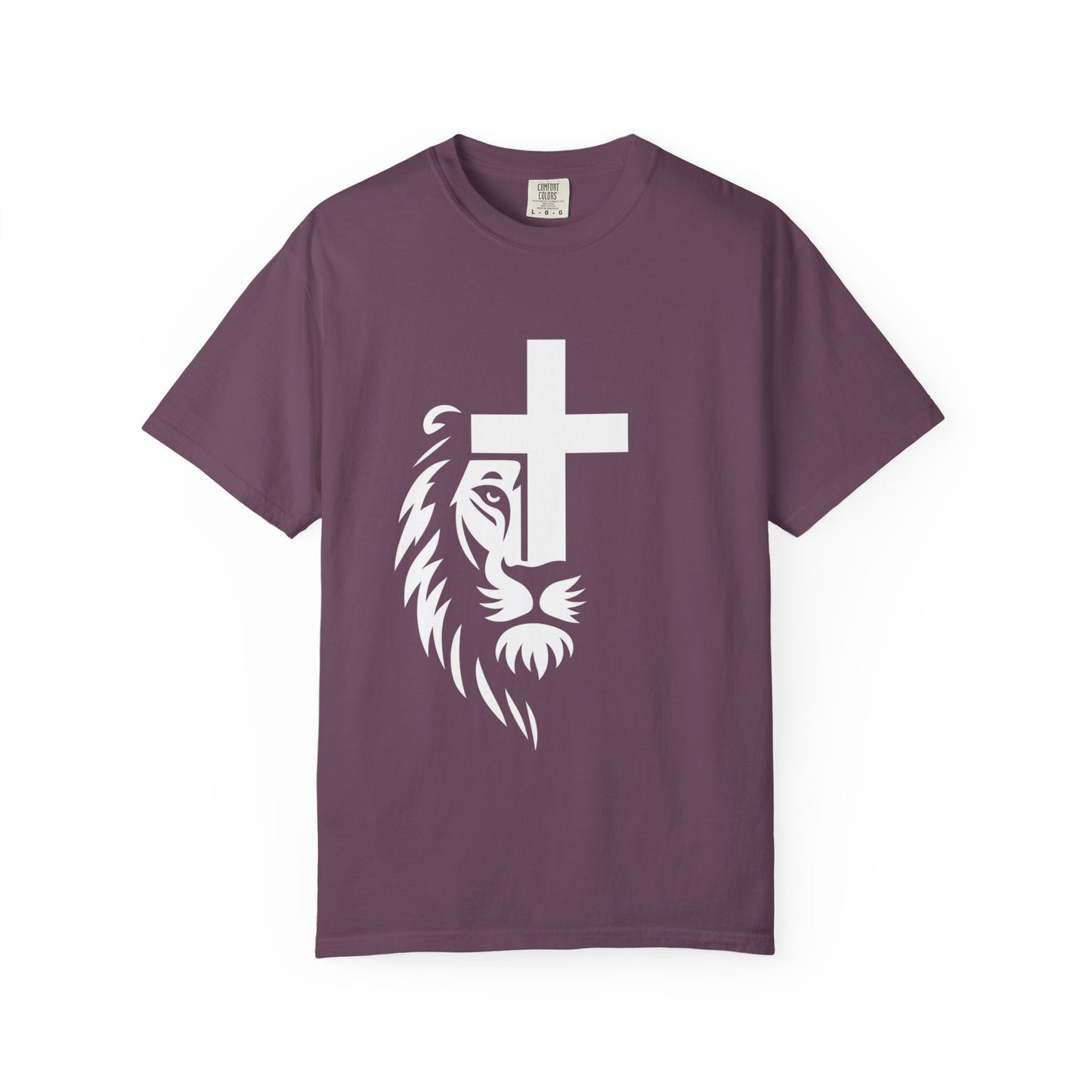 Faith-Inspired Lion T-Shirt, Christian Apparel, Unisex Tee, Spiritual Gift, Casual Wear, Unique Religious Shirt