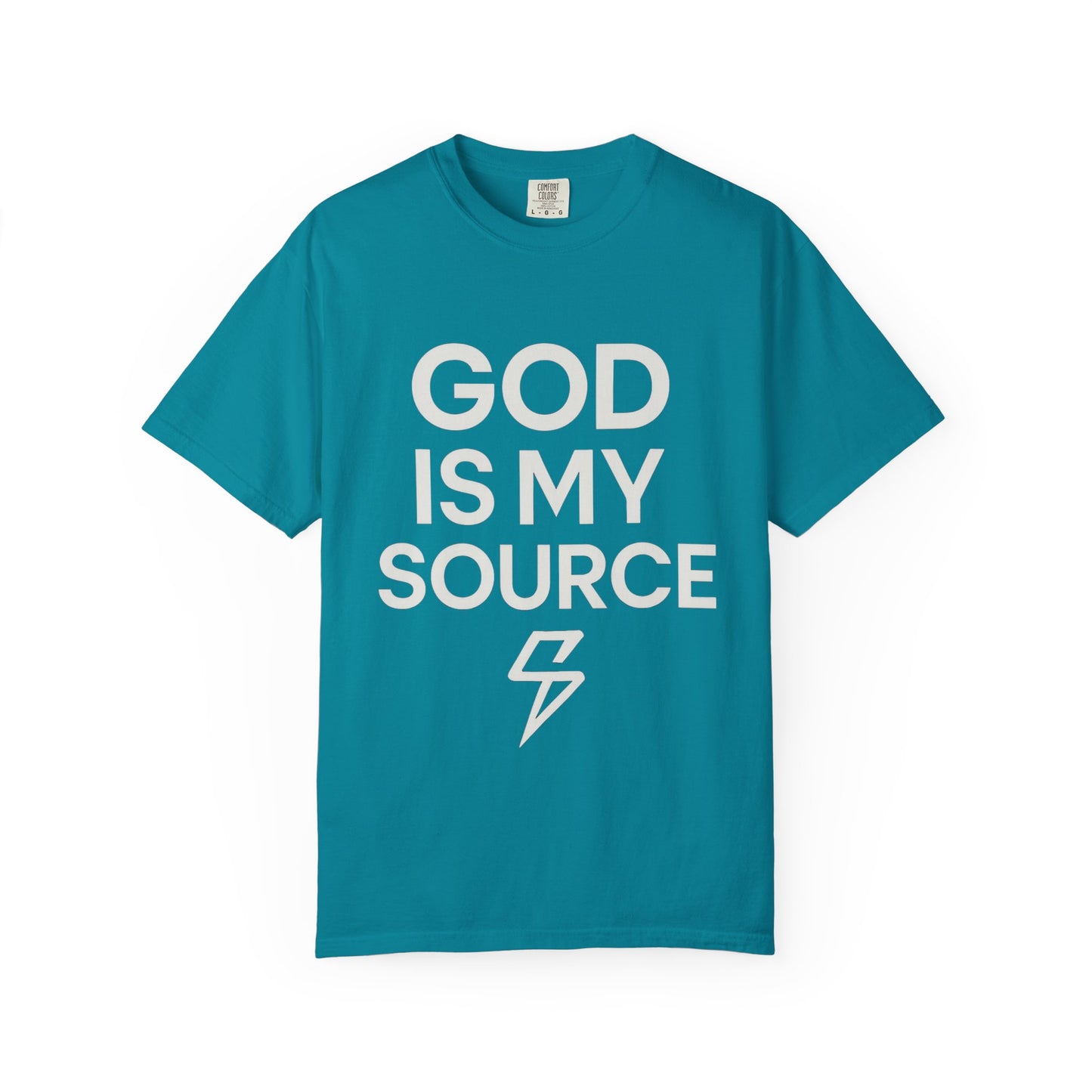 Faith-Inspired Unisex T-Shirt, God is My Source Tee, Religious Apparel, Inspirational Gift, Casual Faith Shirt, Christian Clothing