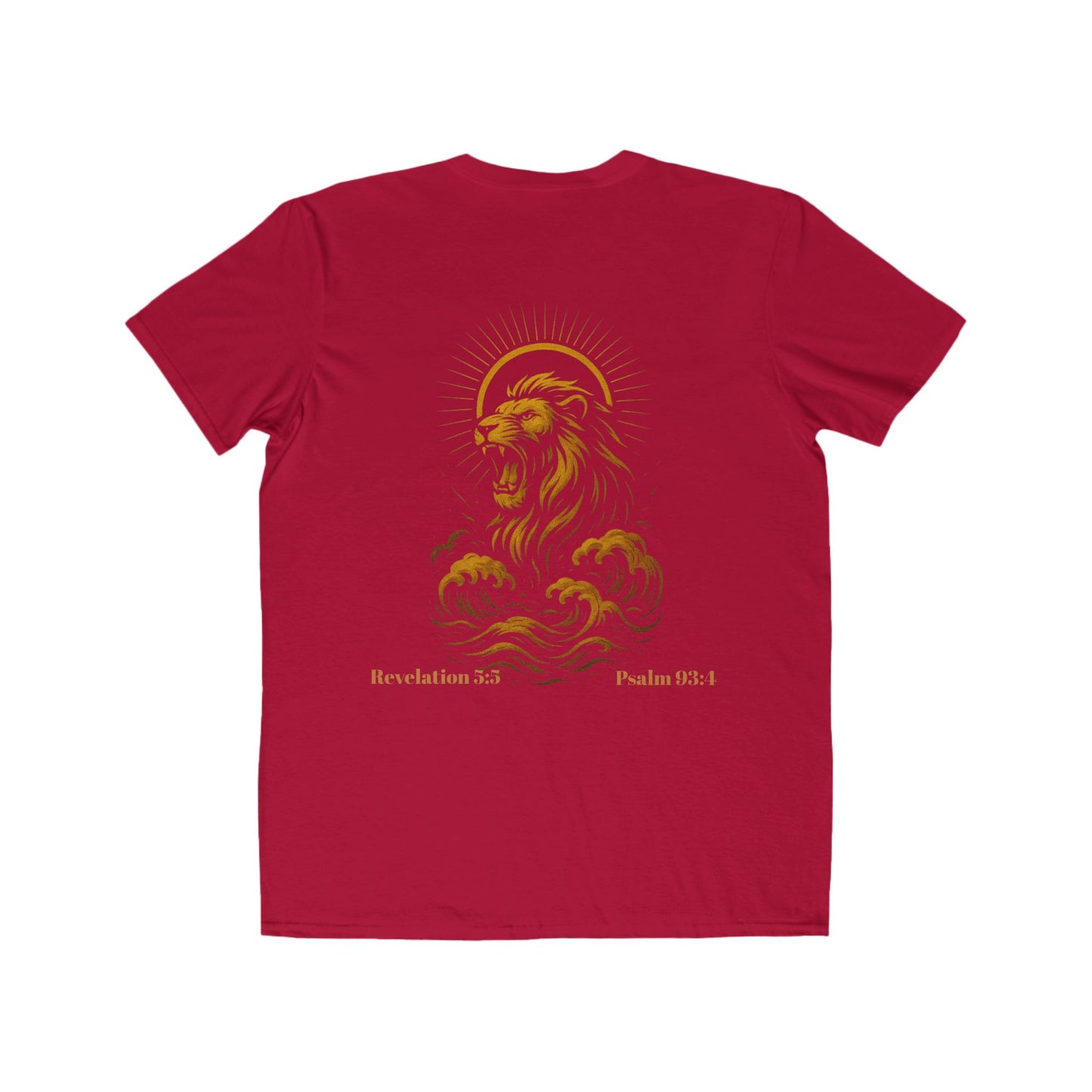 Men's Fashion Tee with Lion Design, Lightweight Casual Shirt, Summer Outfit, Beachwear, Gift for Him, Graphic T-Shirt
