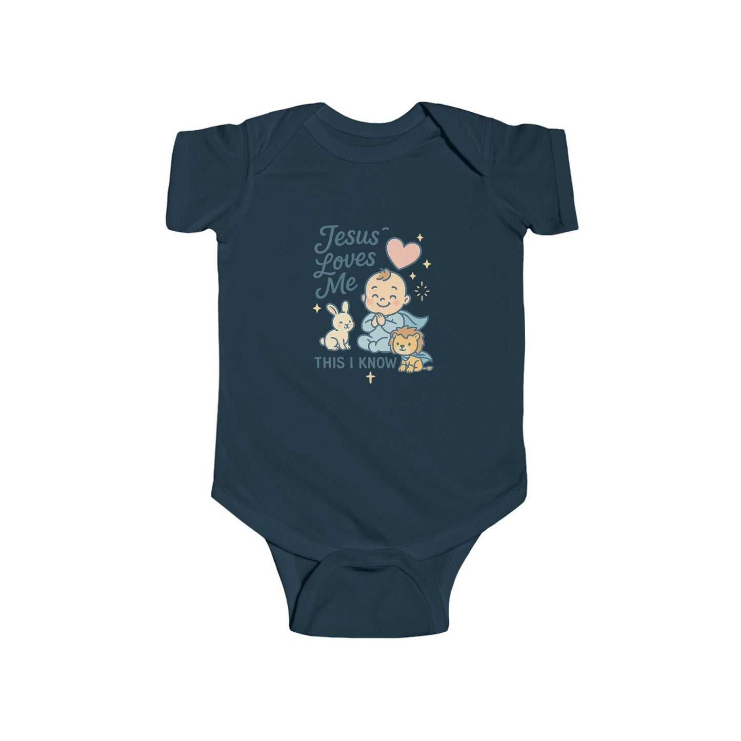 Jesus Loves Me Baby Bodysuit, Cute Infant Outfit, Baby Shower Gift, Newborn Clothes, Kids Fashion, Faith-Themed Apparel