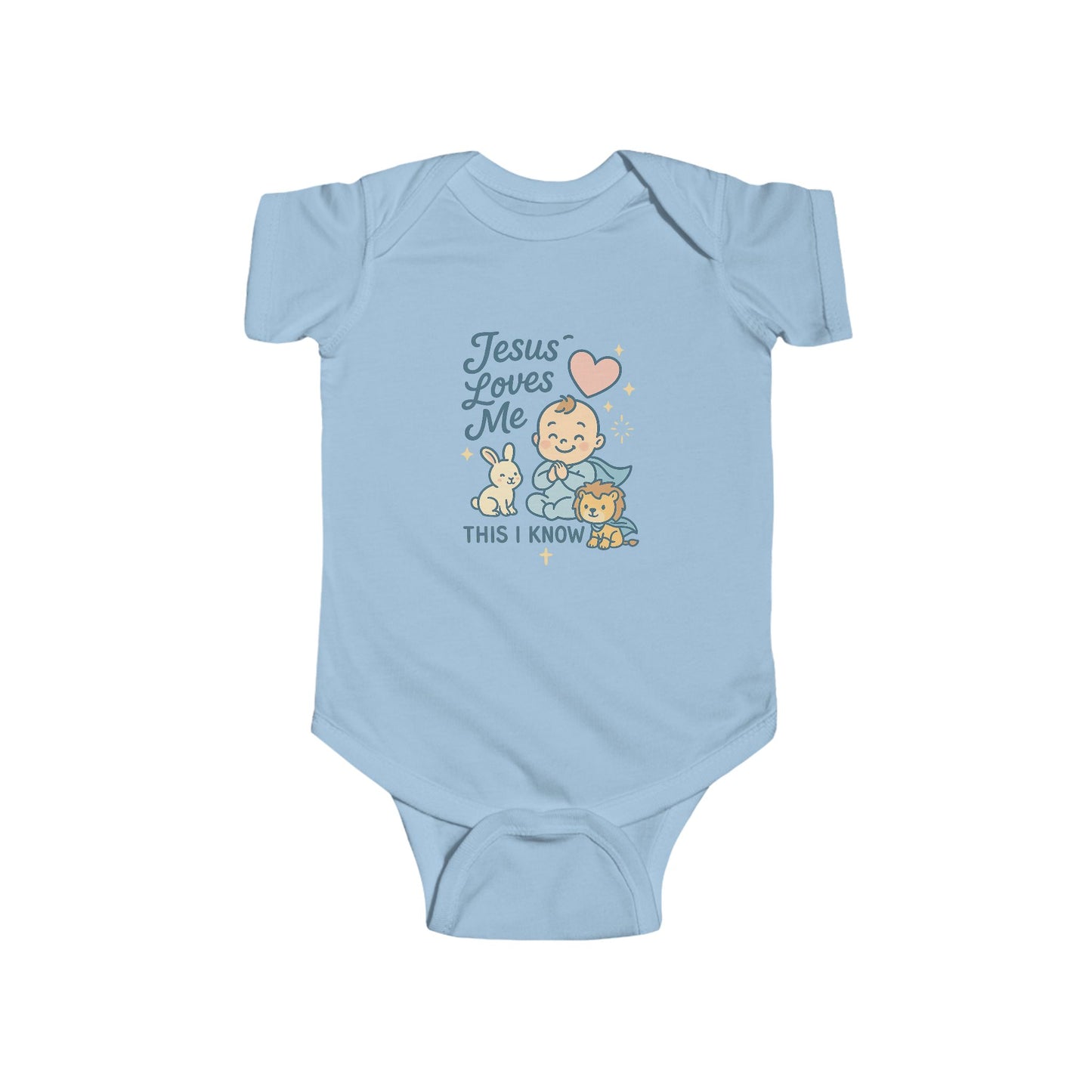 Jesus Loves Me Baby Bodysuit, Cute Infant Outfit, Baby Shower Gift, Newborn Clothes, Kids Fashion, Faith-Themed Apparel