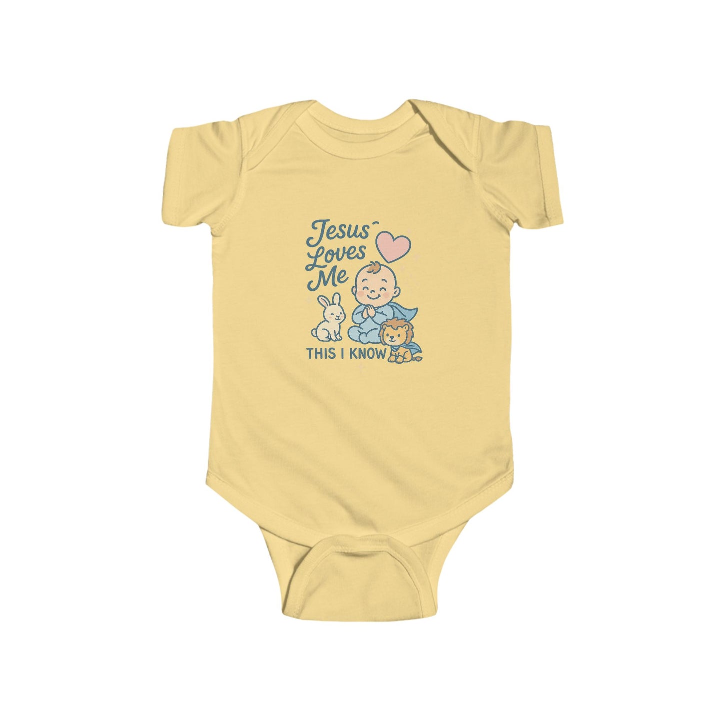 Jesus Loves Me Baby Bodysuit, Cute Infant Outfit, Baby Shower Gift, Newborn Clothes, Kids Fashion, Faith-Themed Apparel