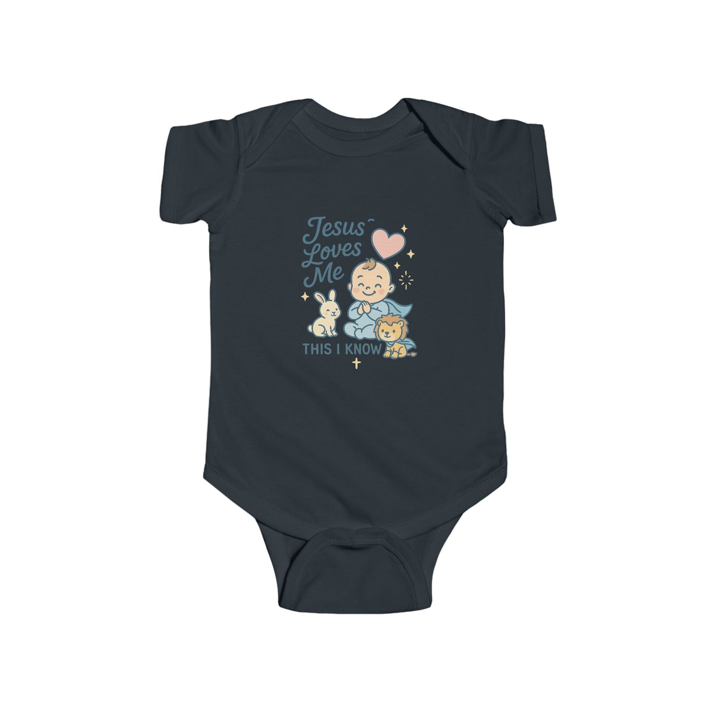 Jesus Loves Me Baby Bodysuit, Cute Infant Outfit, Baby Shower Gift, Newborn Clothes, Kids Fashion, Faith-Themed Apparel