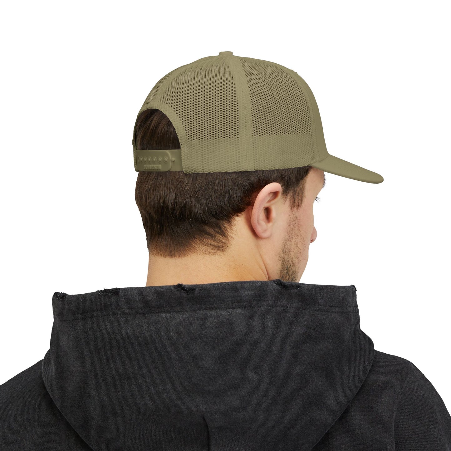 Mountain Cross Snapback Trucker Cap, Outdoor Hat, Travel Gear, Gift for Adventurers, Casual Style, Summer Accessory