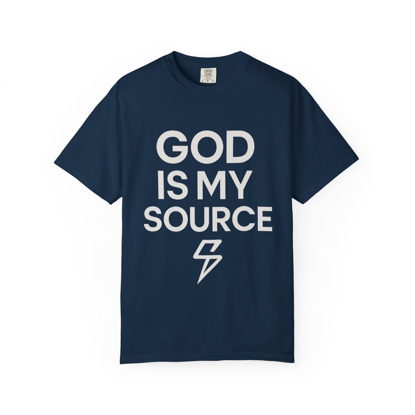 Faith-Inspired Unisex T-Shirt, God is My Source Tee, Religious Apparel, Inspirational Gift, Casual Faith Shirt, Christian Clothing