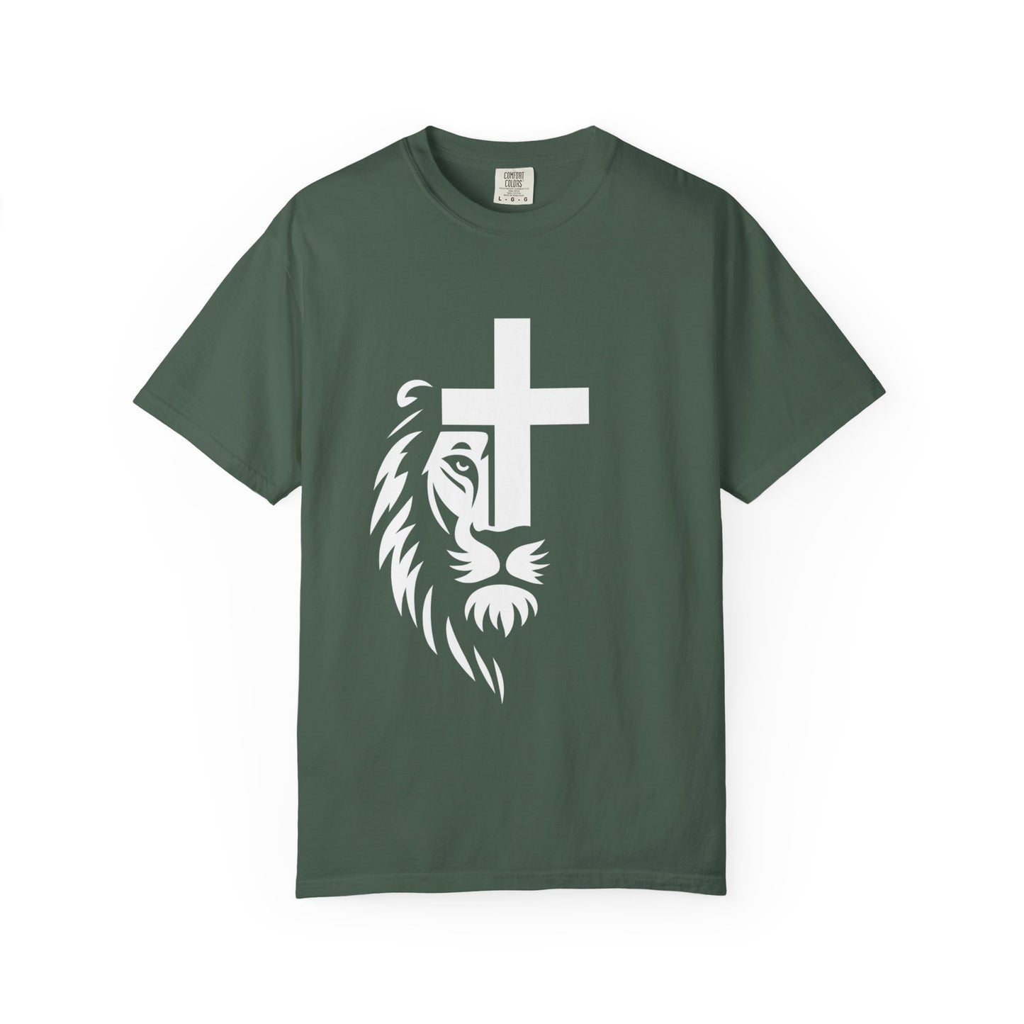 Faith-Inspired Lion T-Shirt, Christian Apparel, Unisex Tee, Spiritual Gift, Casual Wear, Unique Religious Shirt