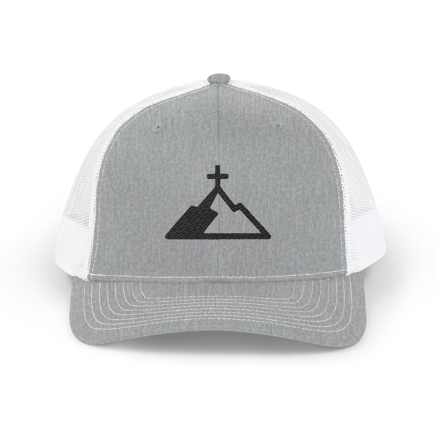 Mountain Cross Snapback Trucker Cap, Outdoor Hat, Travel Gear, Gift for Adventurers, Casual Style, Summer Accessory