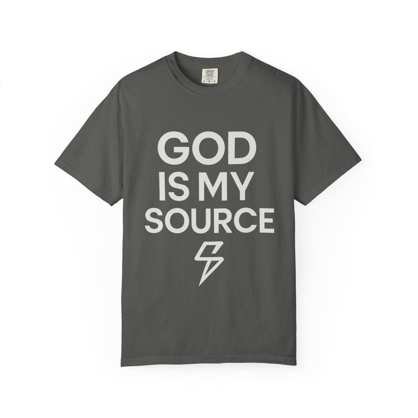 Faith-Inspired Unisex T-Shirt, God is My Source Tee, Religious Apparel, Inspirational Gift, Casual Faith Shirt, Christian Clothing