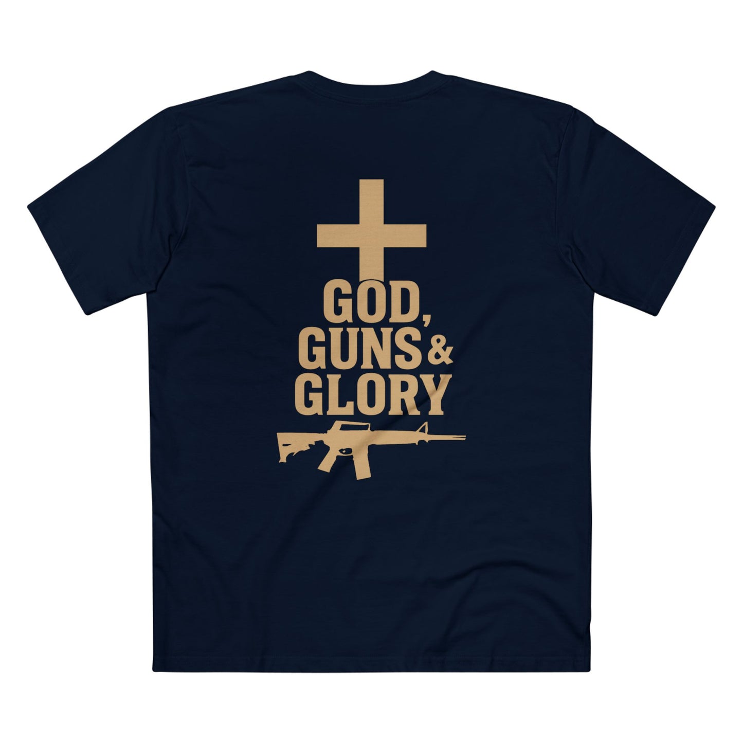 Faith & Freedom Tee, Casual T-Shirt for Patriotic Souls, Stylish Gift for Christians, Perfect for Holidays & Celebrations
