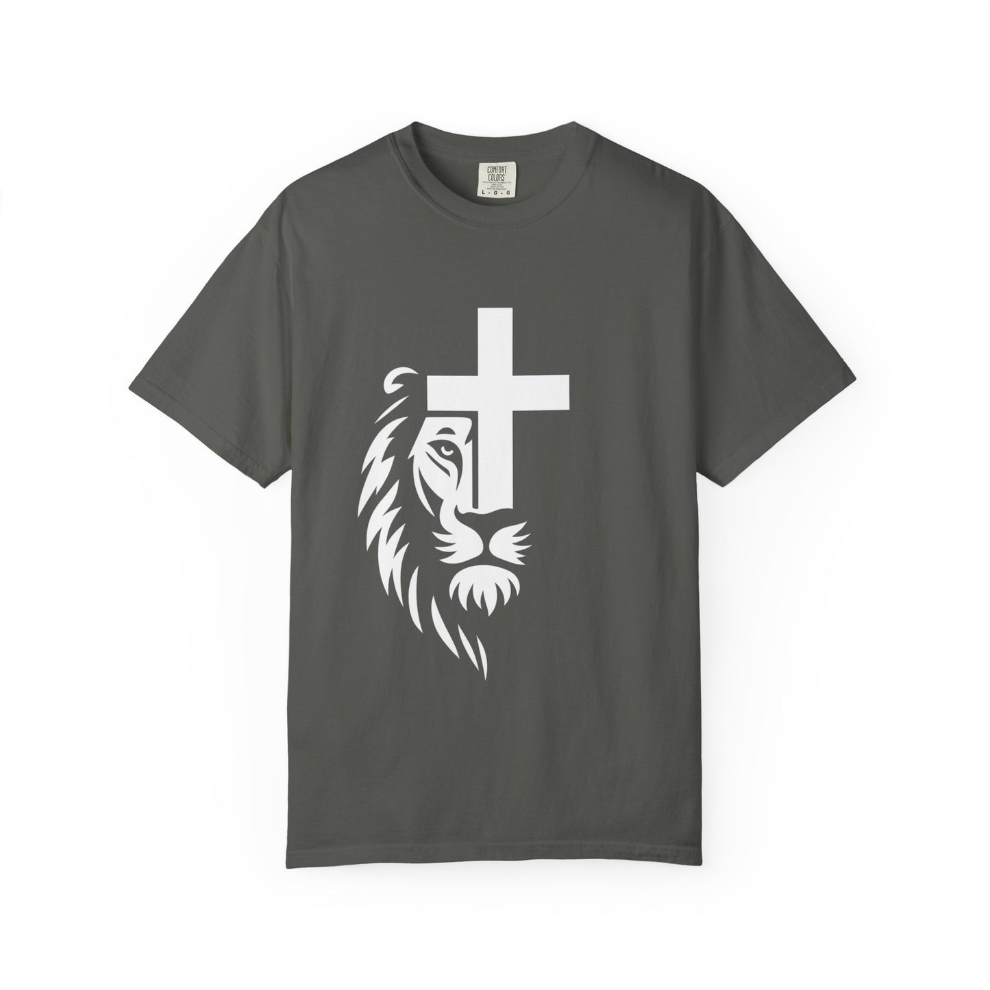 Faith-Inspired Lion T-Shirt, Christian Apparel, Unisex Tee, Spiritual Gift, Casual Wear, Unique Religious Shirt