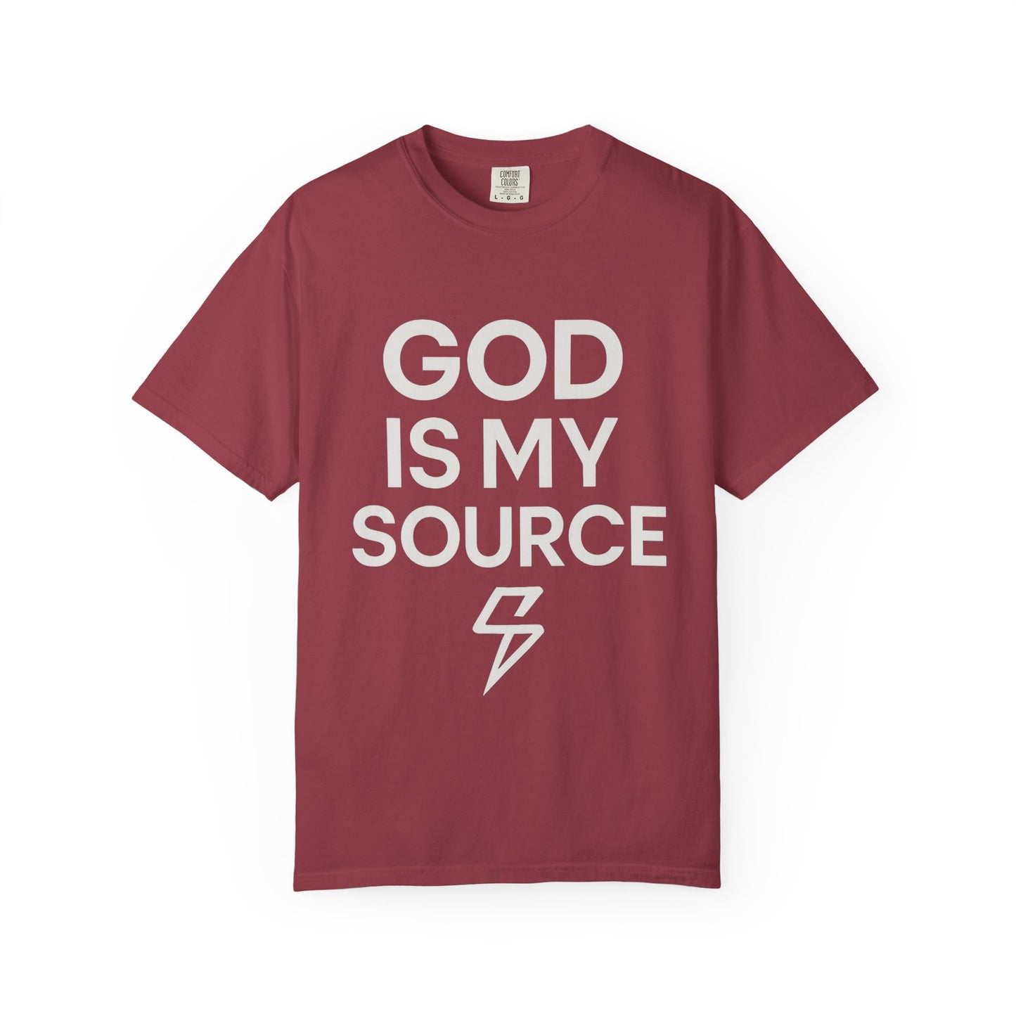 Faith-Inspired Unisex T-Shirt, God is My Source Tee, Religious Apparel, Inspirational Gift, Casual Faith Shirt, Christian Clothing