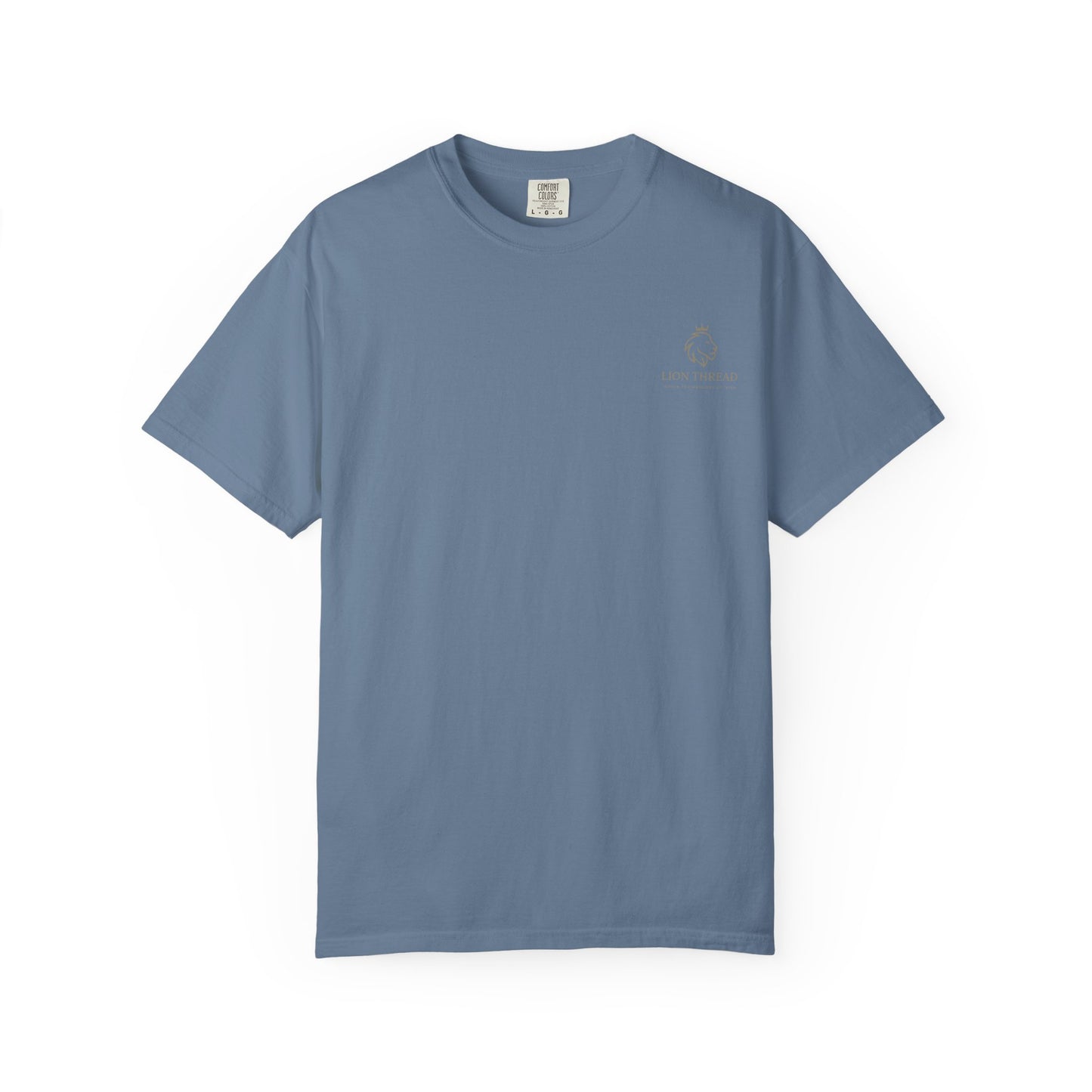 Faith-Inspired Garment-Dyed T-Shirt - Jesus Over Everything, Christian Tee, Inspirational Top, Religious Gift, Everyday Wear