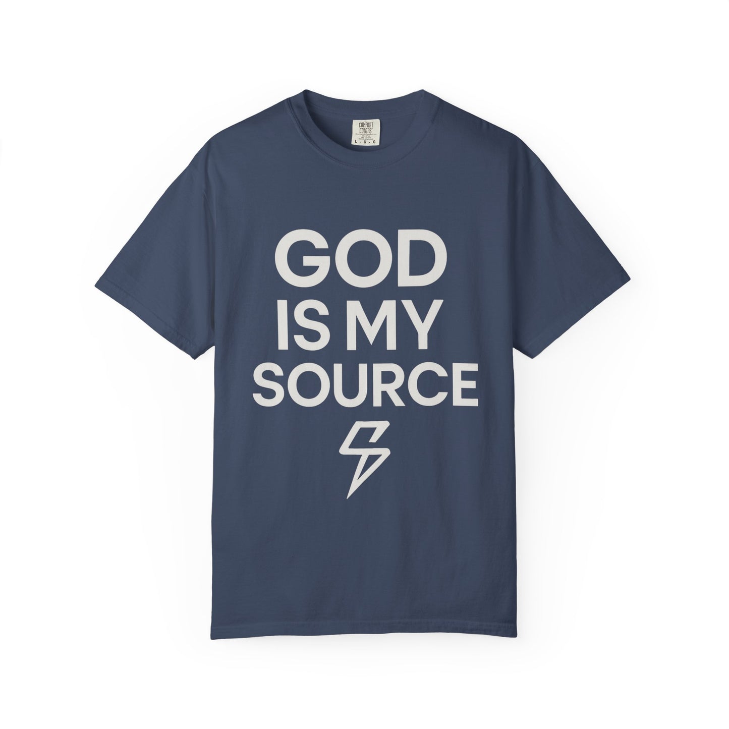 Faith-Inspired Unisex T-Shirt, God is My Source Tee, Religious Apparel, Inspirational Gift, Casual Faith Shirt, Christian Clothing