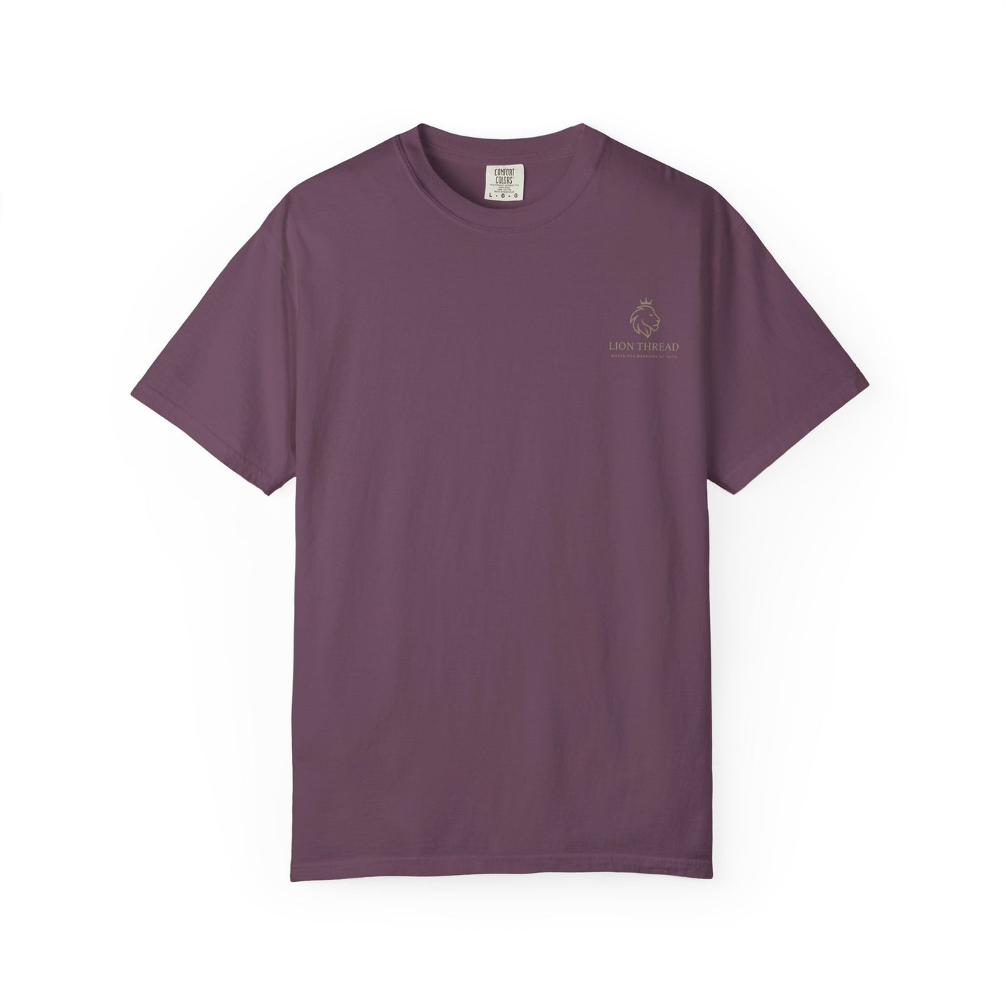 Faith-Inspired Garment-Dyed T-Shirt - Jesus Over Everything, Christian Tee, Inspirational Top, Religious Gift, Everyday Wear