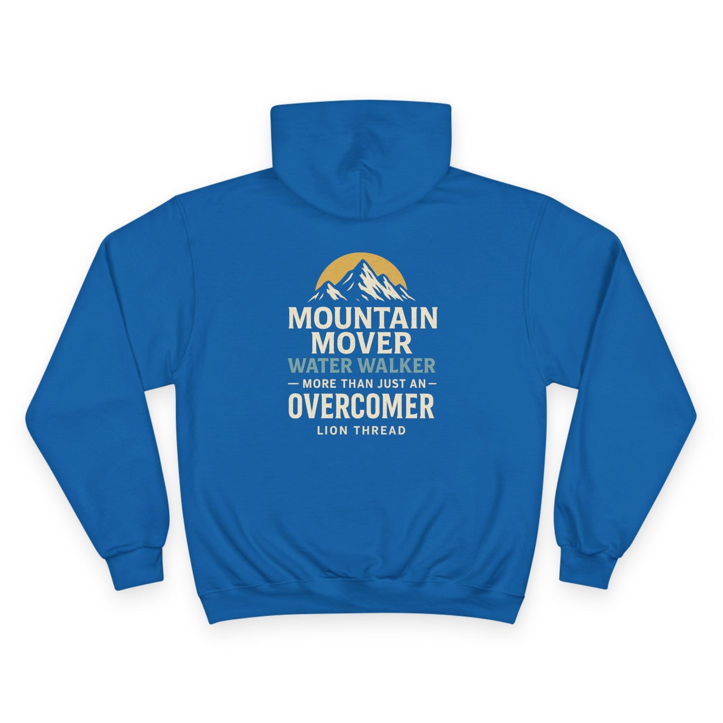 Inspirational Champion Hoodie - Mountain Mover Quote, Motivational Apparel, Perfect for Gift Giving, Casual Wear, Gym Gear, Spiritual [...]