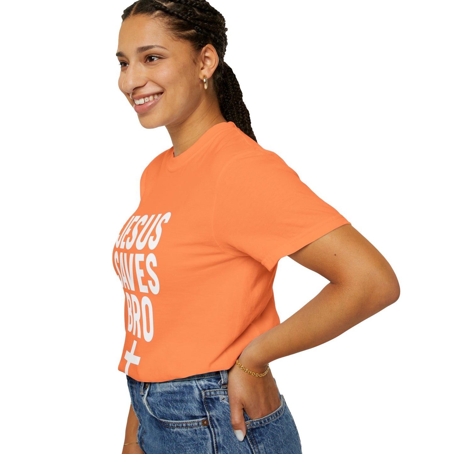Copy of Jesus Saves Bro T-Shirt | Unisex Garment-Dyed Tee | Faith-Based Apparel, Christian T-Shirt, Casual Wear, Gift for Friends