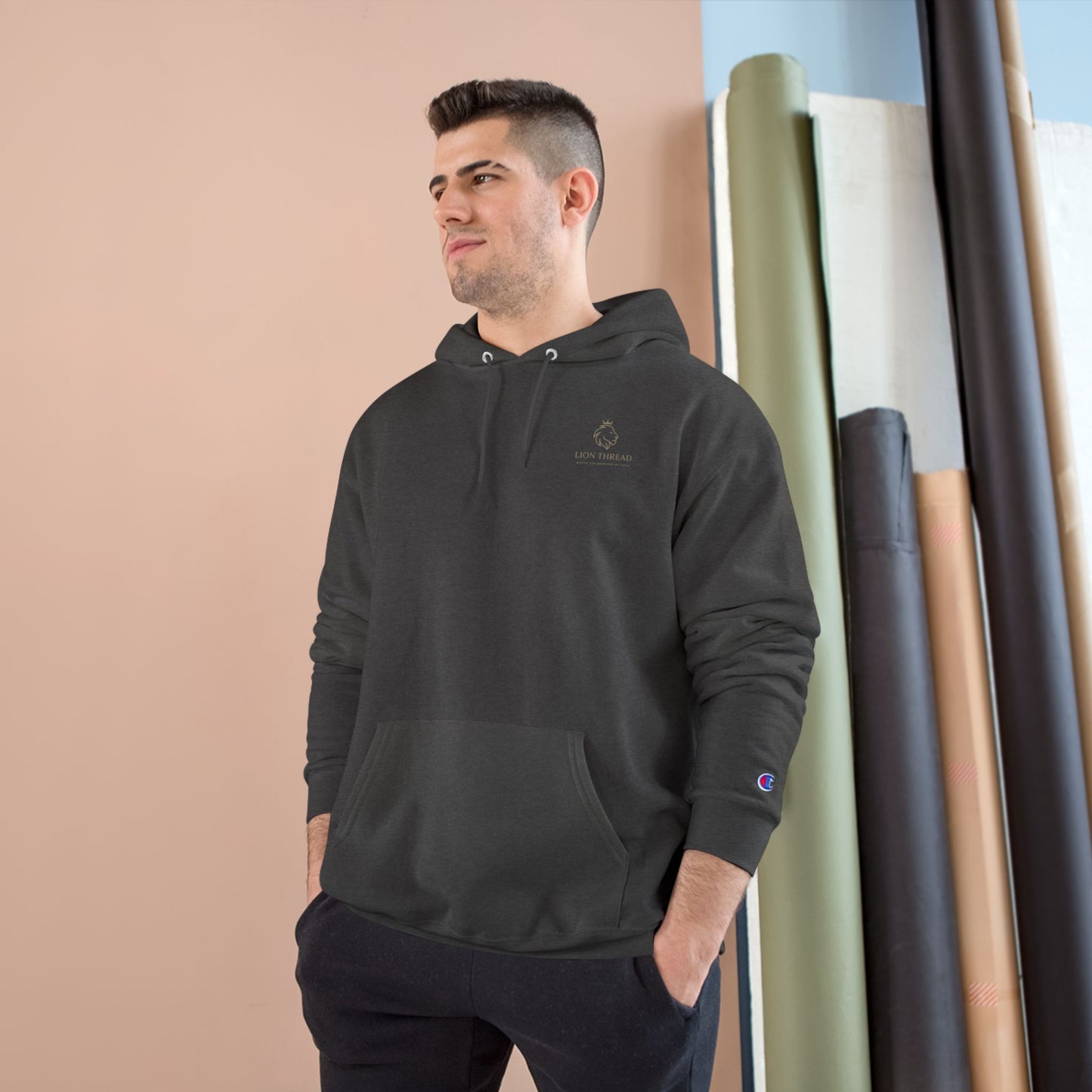 Champion Hoodie with Lion Graphic for Faith and Strength Enthusiasts, Cozy Sweatshirt, Gift for Him or Her, Perfect for Casual [...]