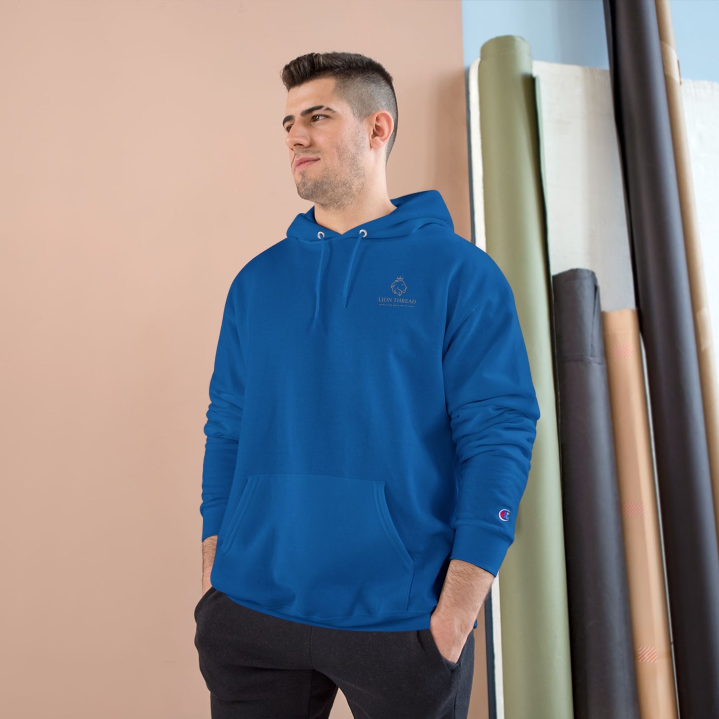 Champion Hoodie with Lion Graphic for Faith and Strength Enthusiasts, Cozy Sweatshirt, Gift for Him or Her, Perfect for Casual [...]