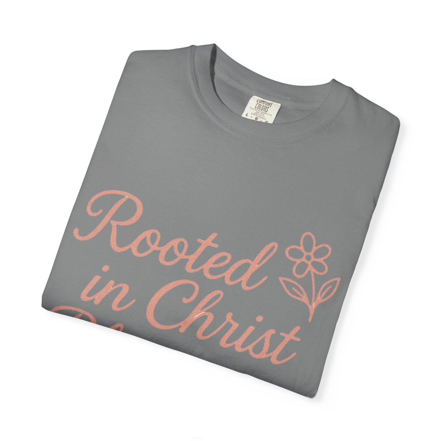Inspirational Christian T-Shirt | Rooted in Christ, Blooming in Grace | Faith Apparel, Christian Gifts, Unisex Tees, Casual Wear
