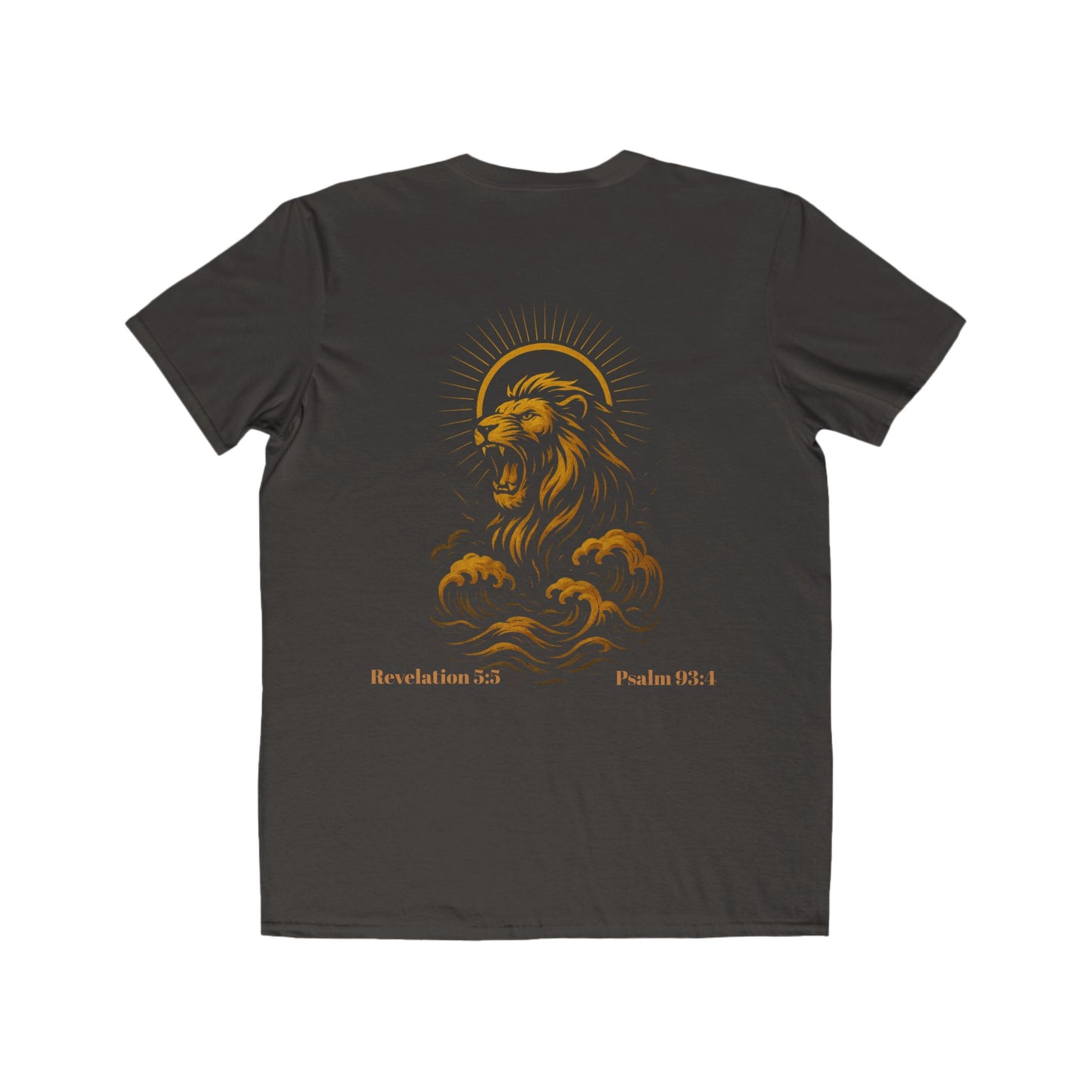 Men's Fashion Tee with Lion Design, Lightweight Casual Shirt, Summer Outfit, Beachwear, Gift for Him, Graphic T-Shirt