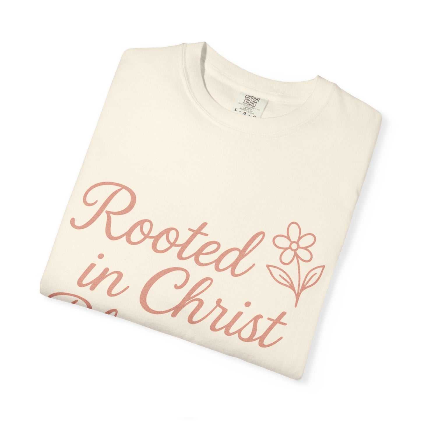 Inspirational Christian T-Shirt | Rooted in Christ, Blooming in Grace | Faith Apparel, Christian Gifts, Unisex Tees, Casual Wear