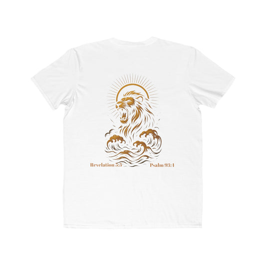 Men's Fashion Tee with Lion Design, Lightweight Casual Shirt, Summer Outfit, Beachwear, Gift for Him, Graphic T-Shirt