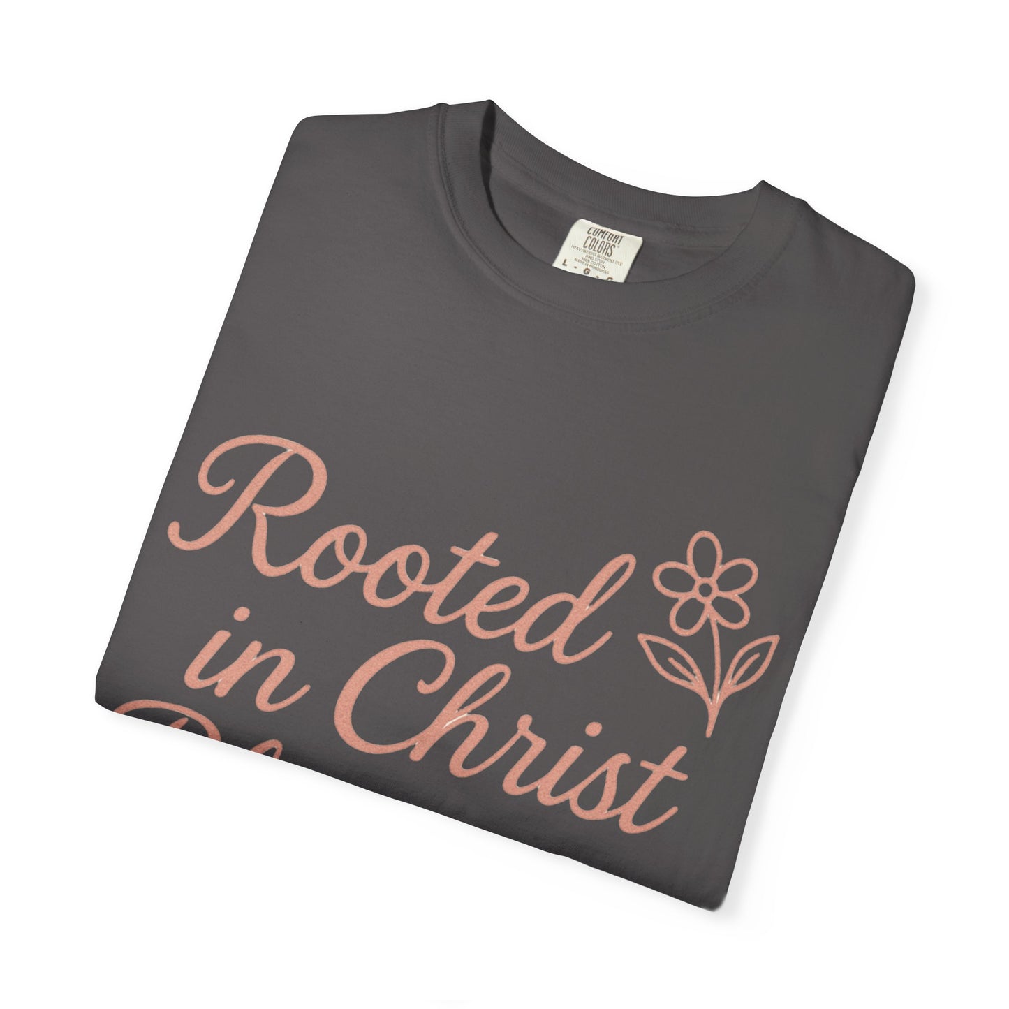 Inspirational Christian T-Shirt | Rooted in Christ, Blooming in Grace | Faith Apparel, Christian Gifts, Unisex Tees, Casual Wear