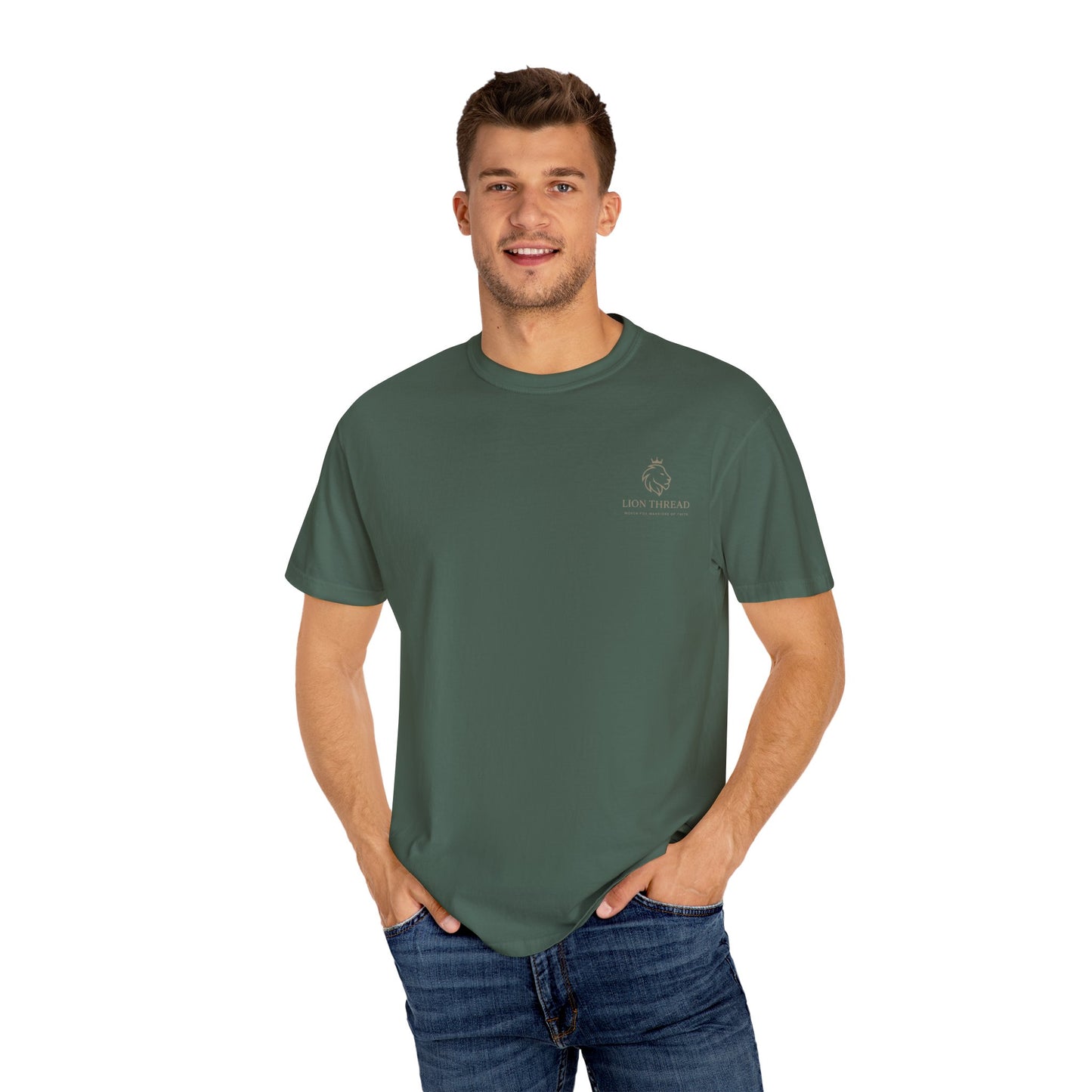 King of Kings Garment-Dyed T-Shirt, Faith-Based Apparel, Unisex Graphic Tee, Religious Gifts, Inspirational Clothing, Meaningful Fashion