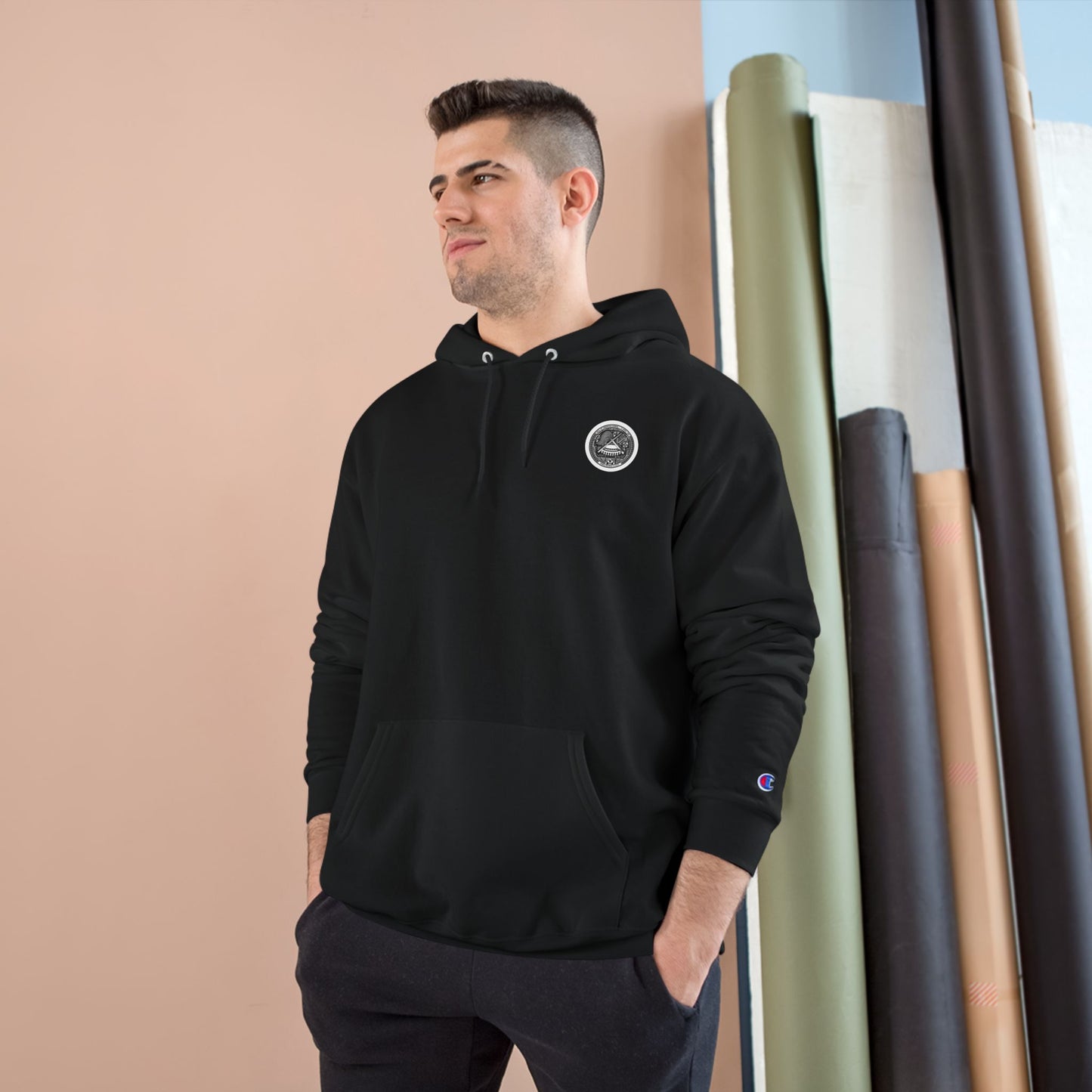 Champion Hoodie: Cozy Streetwear, Perfect for Athleisure, Gifts for Him, Fall Fashion, Casual Layering, Unique Graphic Hoodie