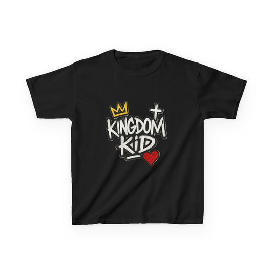 Stylish Kids Tee for Young Believers | Kingdom Kid Design, Christian Youth Apparel, Gift for Baptism, Church Events, Kids Fashion