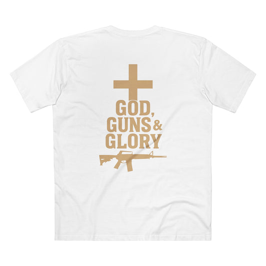 Faith & Freedom Tee, Casual T-Shirt for Patriotic Souls, Stylish Gift for Christians, Perfect for Holidays & Celebrations