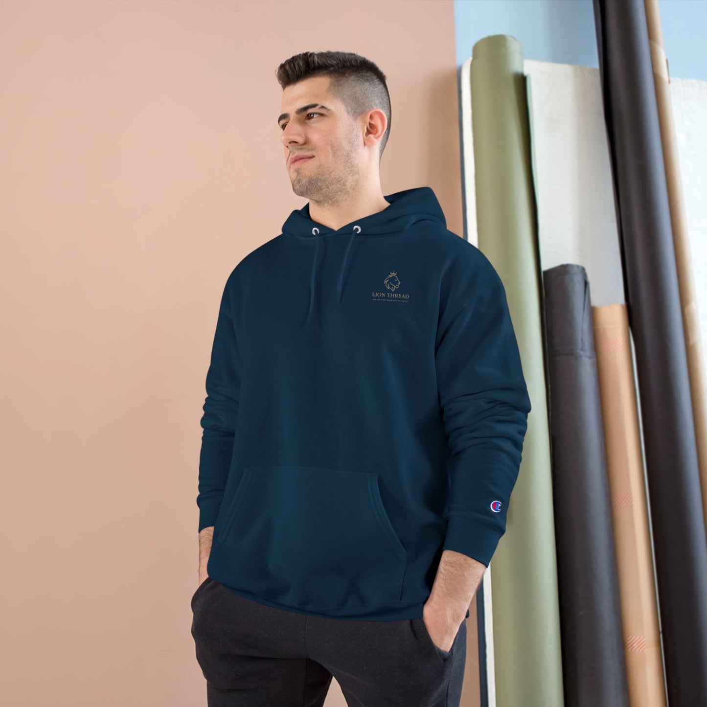 Champion Hoodie with Lion Graphic for Faith and Strength Enthusiasts, Cozy Sweatshirt, Gift for Him or Her, Perfect for Casual [...]