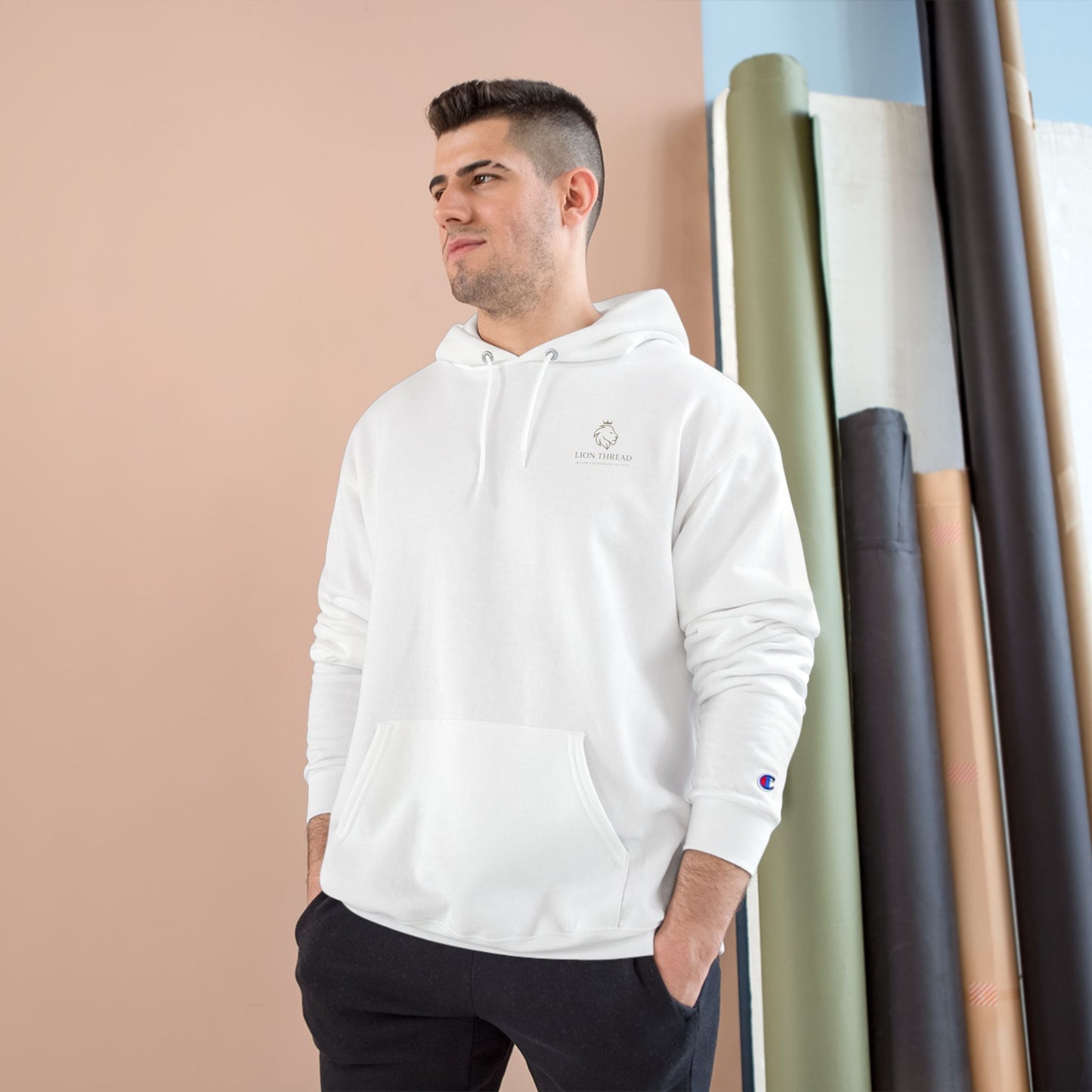 Champion Hoodie with Lion Graphic for Faith and Strength Enthusiasts, Cozy Sweatshirt, Gift for Him or Her, Perfect for Casual [...]